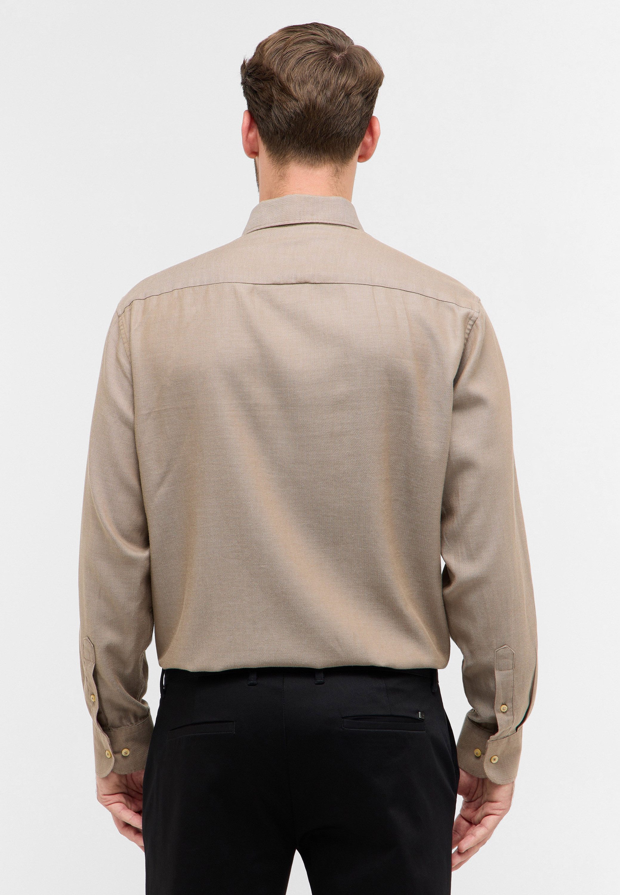 Eterna Langarmhemd COMFORT FIT EASY IRON (bügelleicht)