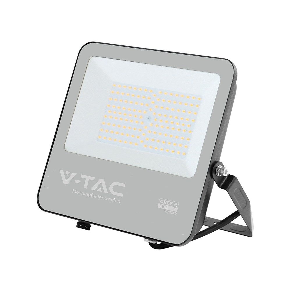 V-TAC LED Flutlichtstrahler, LED-Leuchtmittel fest verbaut, Neutralweiß, LED Wandstrahler Wandleuchte Außenleuchte Flutlicht beweglich L 23 cm