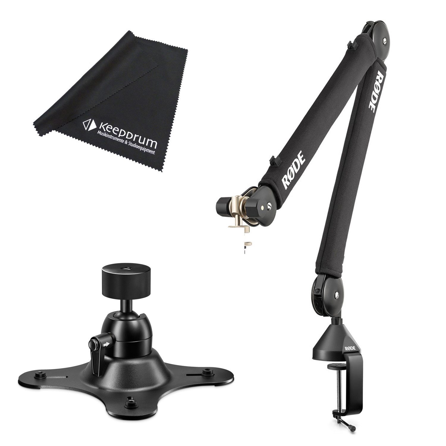RØDE Mikrofon-Halterung Rode PSA1+ Mikrofonarm mit Vesa Mount und Mikrofasertuch, (Mikrofonarm, mit Vesa Mount, und Mikrofasertuch)