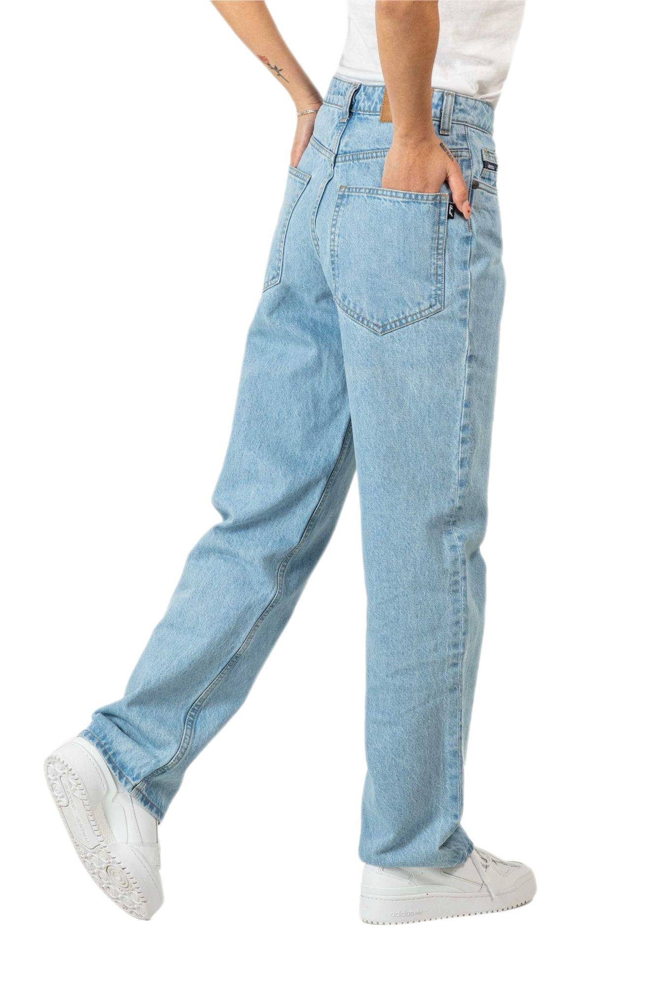 blue Jeans Women 1300 Baggy Reell (1-tlg) light REELL origin Betty Loose-fit-Jeans