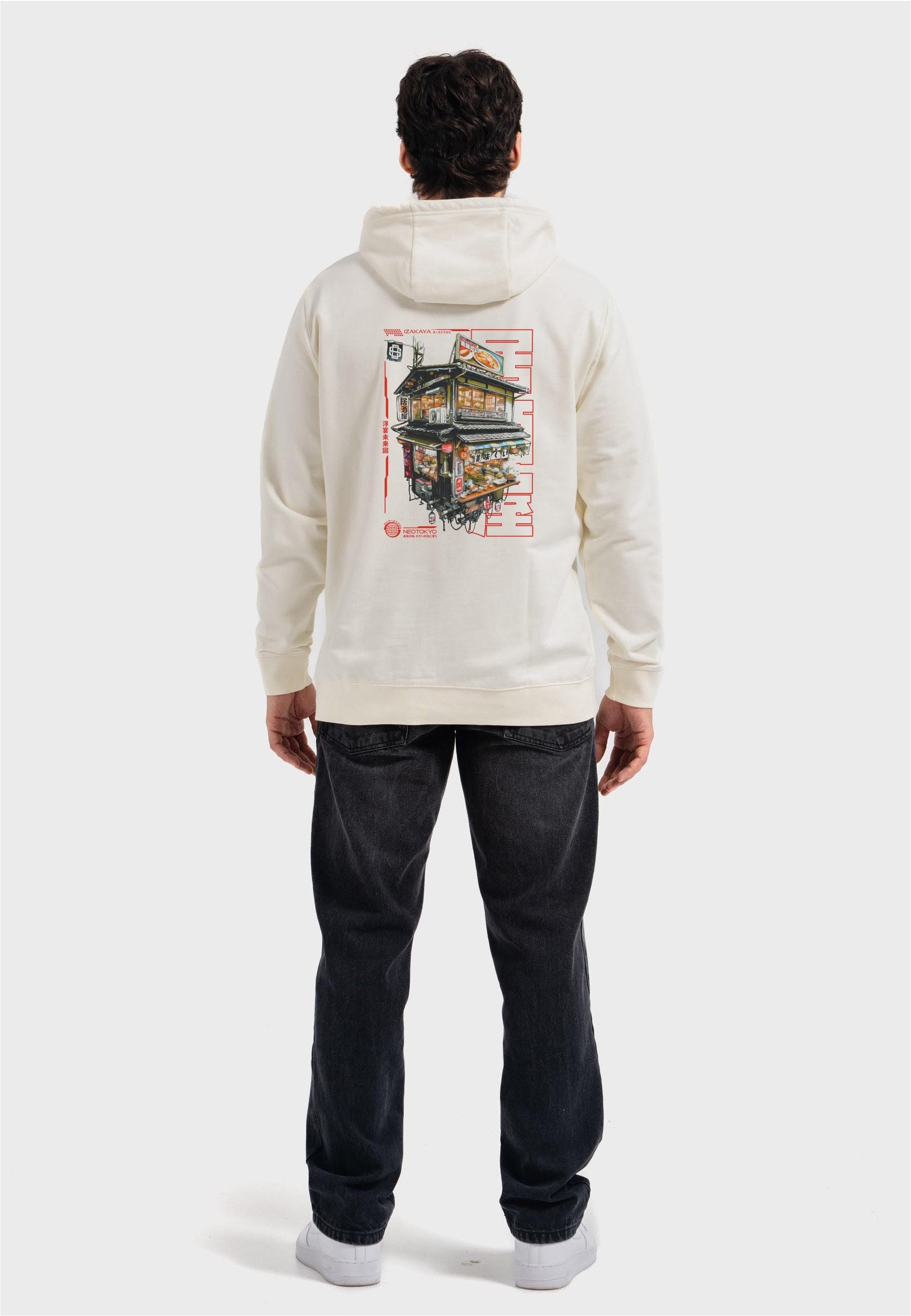 Oldskull Kapuzensweatshirt Asian Neo Tokyo Floating Izakaya Graphic mit fut günstig online kaufen