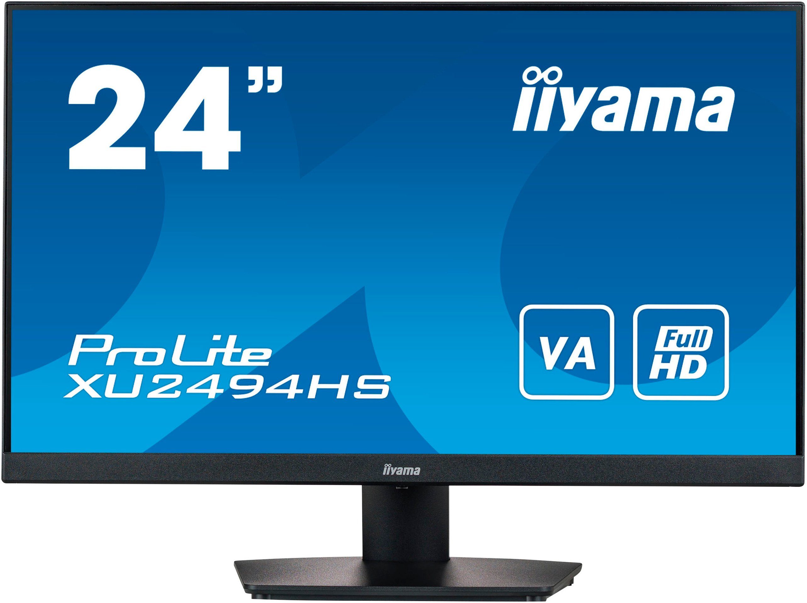 Iiyama XU2494HS-B2 LED-Monitor (61 cm/24 ", 1920 x 1080 px, Full HD, 4 ms Reaktionszeit, 75 Hz, VA LED)