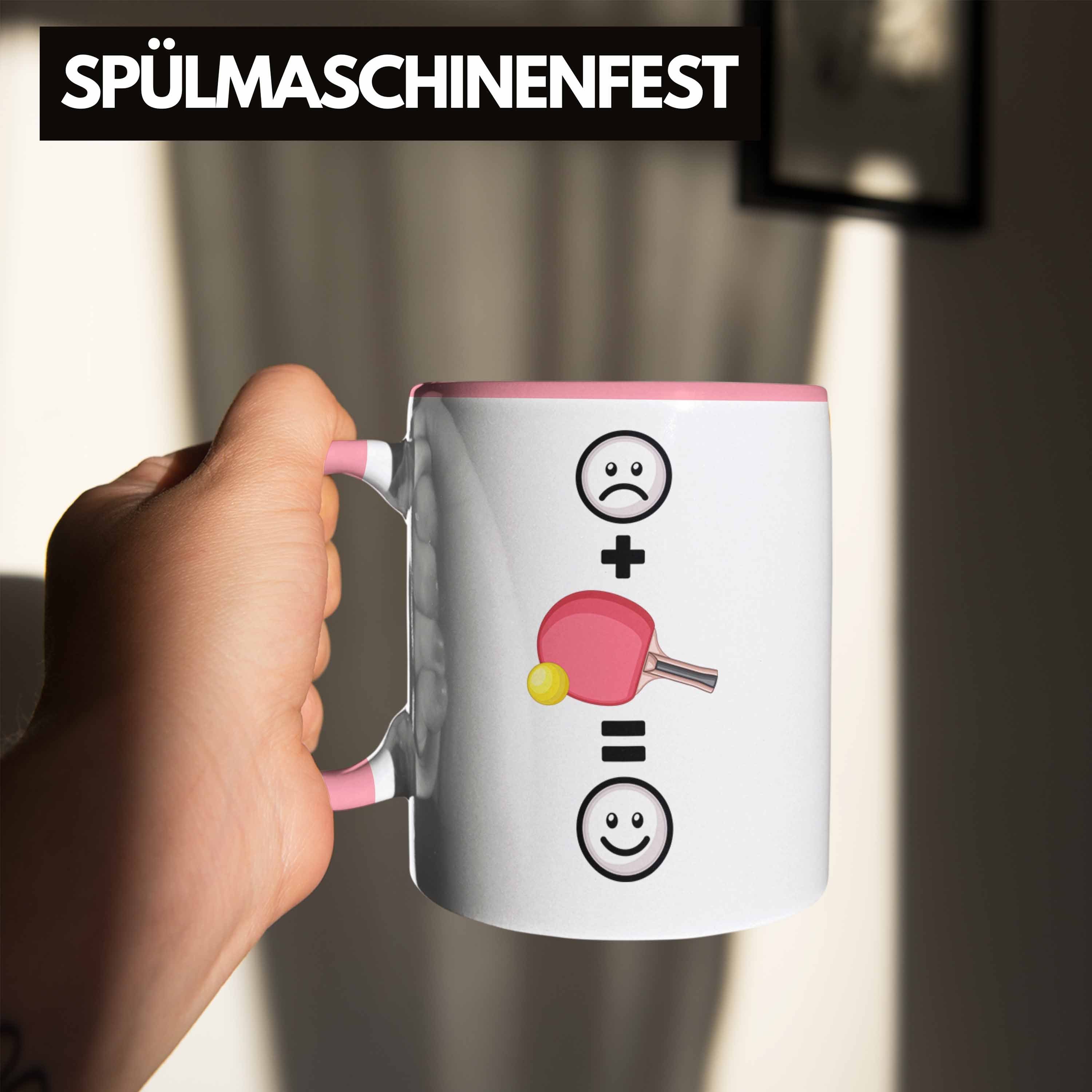 Trendation Tasse Lustige Rosa Trainer Geschenk Ges Tischtennis-Spieler für Tasse Tischtennis