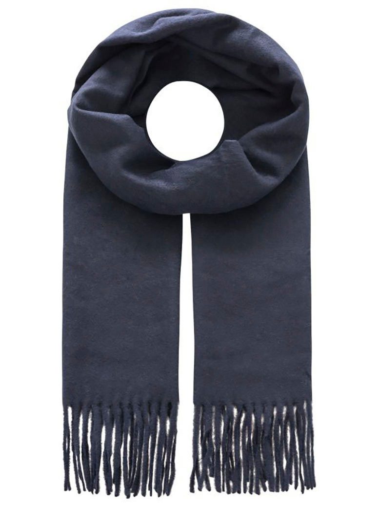 Zwillingsherz Schal "Wollmix Uni", mit Fransenabschluss günstig online kaufen