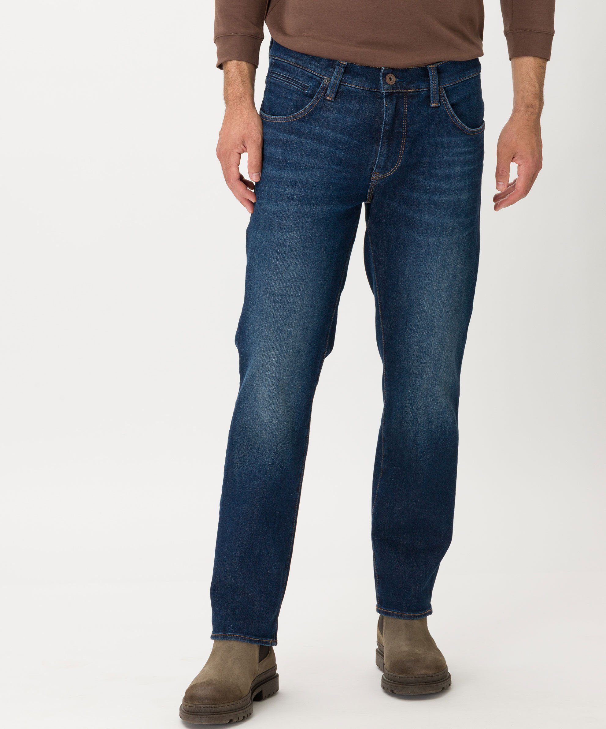 Brax 5-Pocket-Jeans Cadiz Organic Flex Denim regular blue