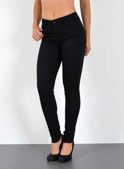 ESRA Skinny-fit-Jeans S400 Damen High Waist Skinny Джинси Stretch Hose hohe Leibhöhe bis Übergröße