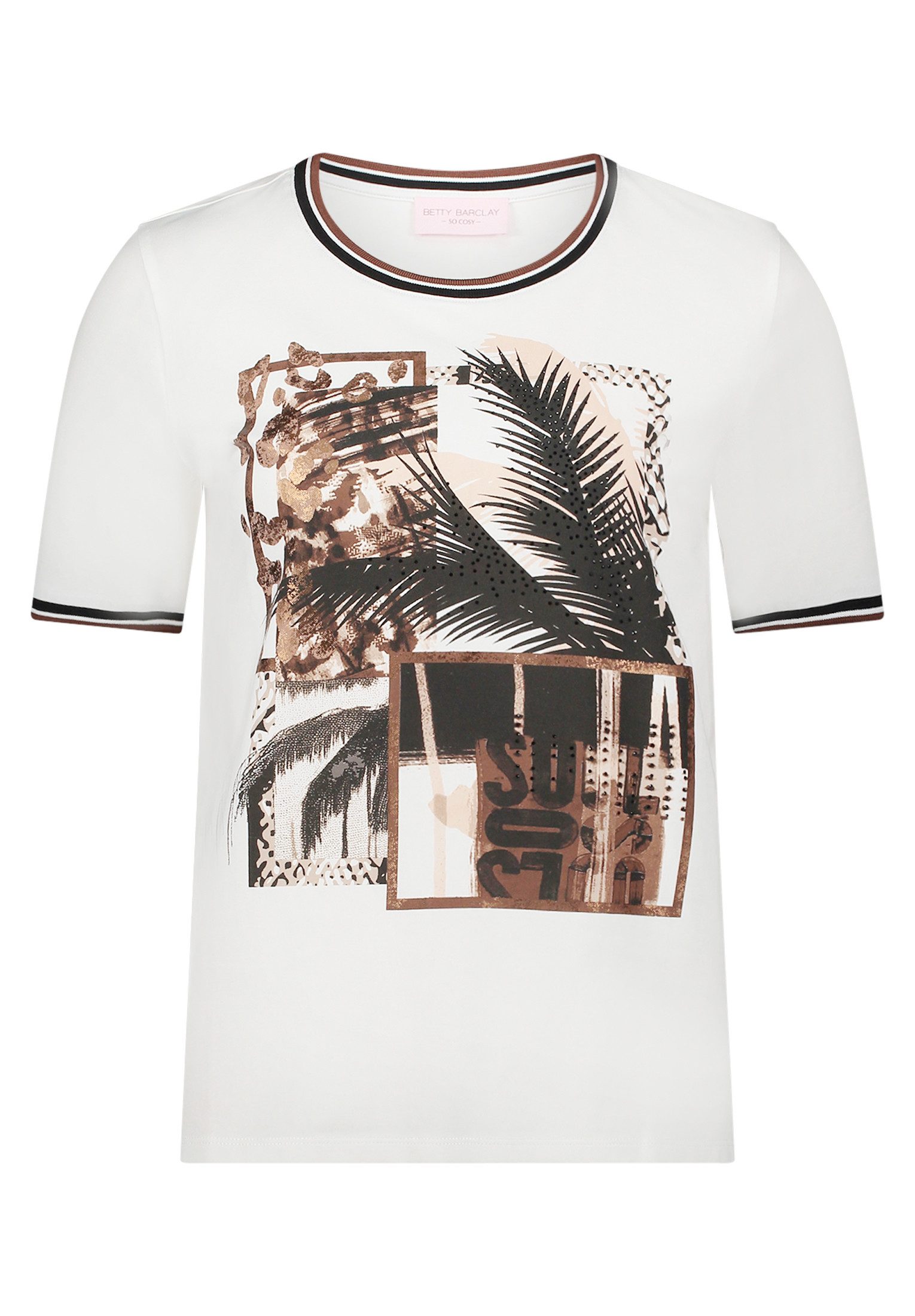 Kurzarmshirt Damen mit Aufdruck