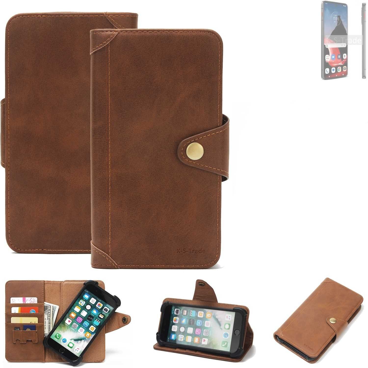 K-S-Trade Handyhülle für Motorola ThinkPhone, Handyhülle Schutz Hülle Walletcase Bookstyle Tasche Case