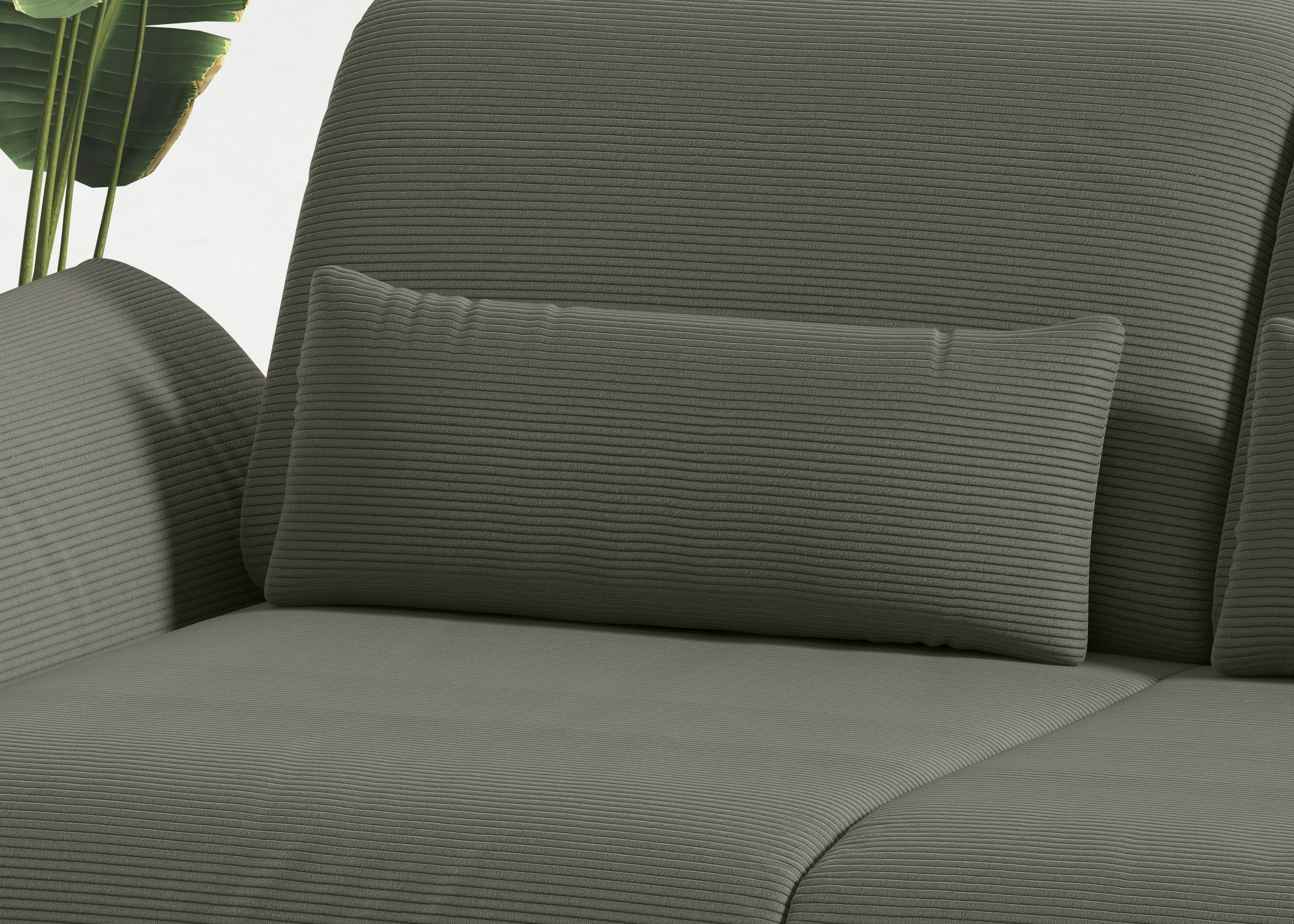 Home affaire Sofakissen Coco, (Set), wahlweise 2er- oder 3er-Nierenkissen-Set, Breite jeweils 64 cm