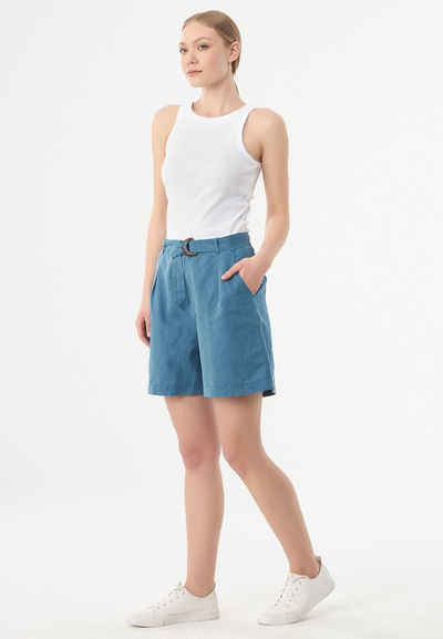 ORGANICATION Shorts Women's Shorts in Petrol Blue