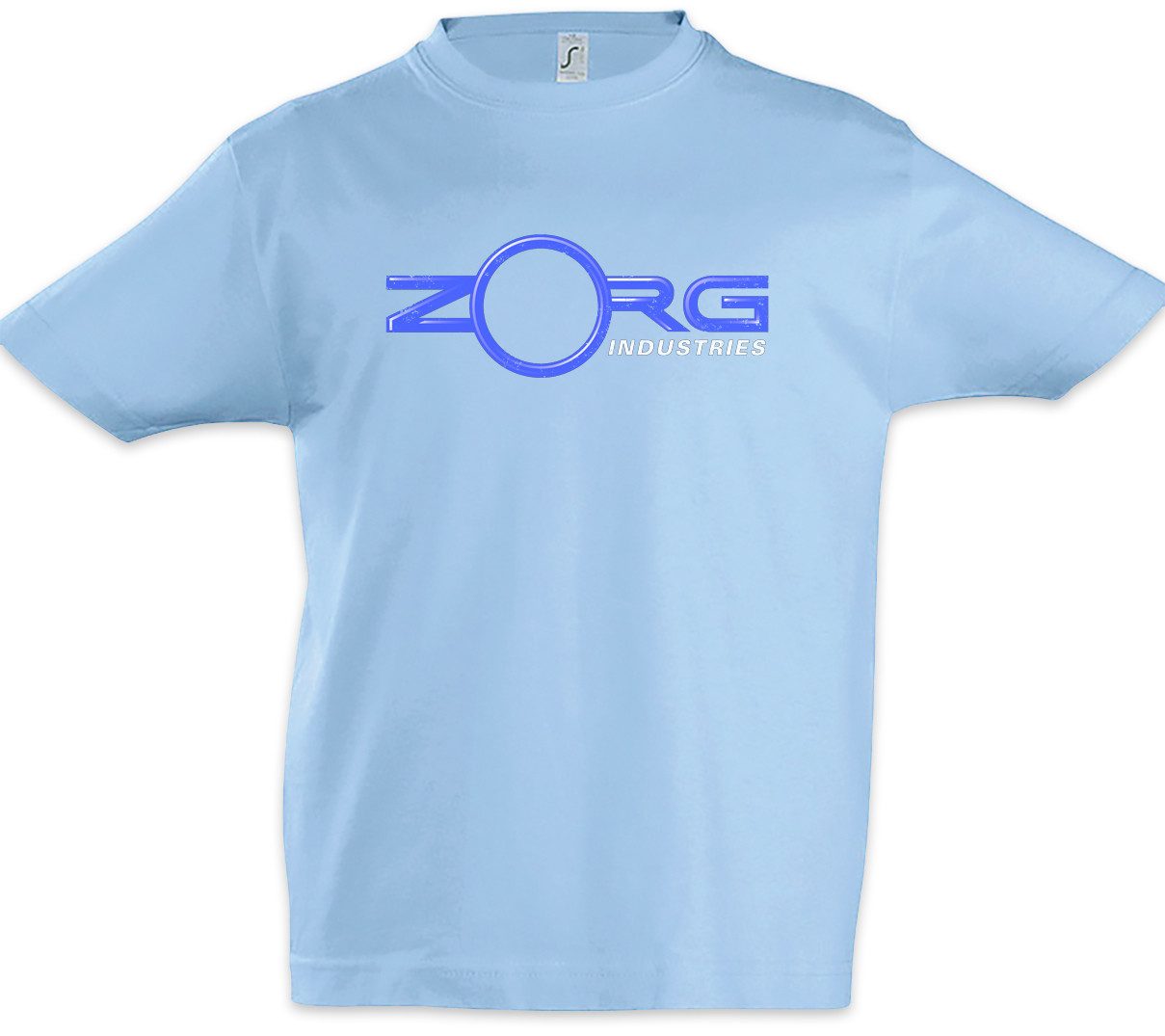 Print-Shirt Zorg Kinder T-Shirt Logo Zeichen Firma Das Fünfte The Fifth Element 5.