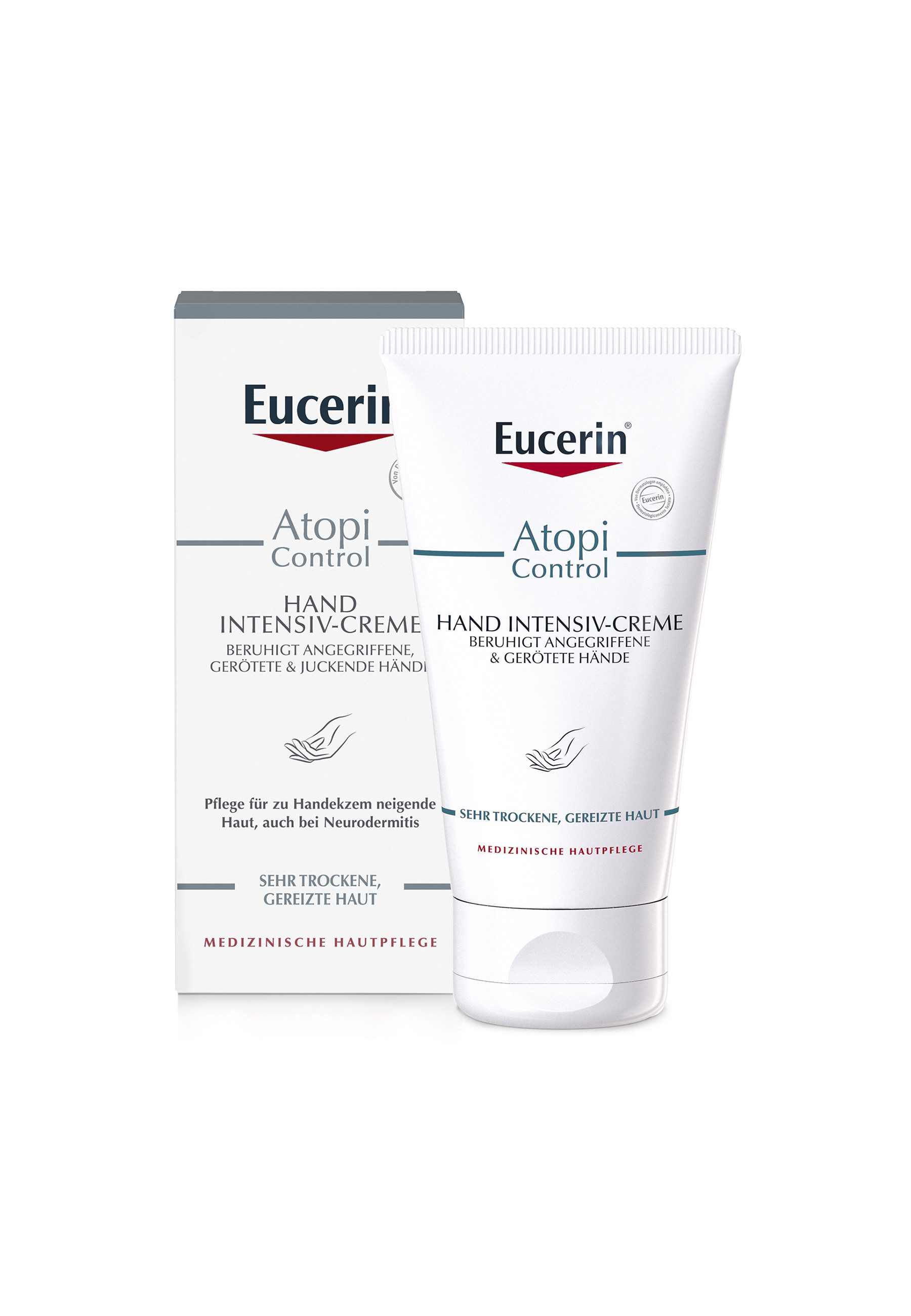 Eucerin Körperpflegemittel AtopiControl Hand Intensiv-Creme – Regenerierende Handcreme, 1-tlg.