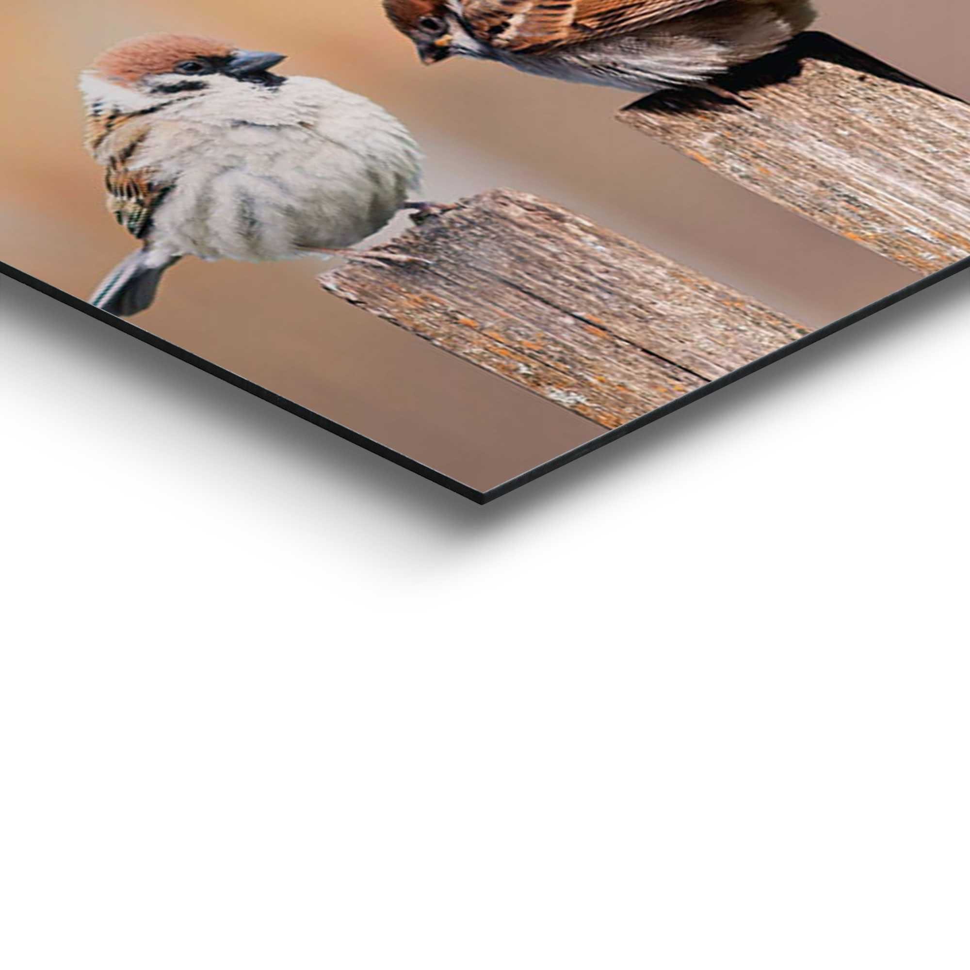 Deco Bird Reinders! Family 30x90 Holzbild Panel
