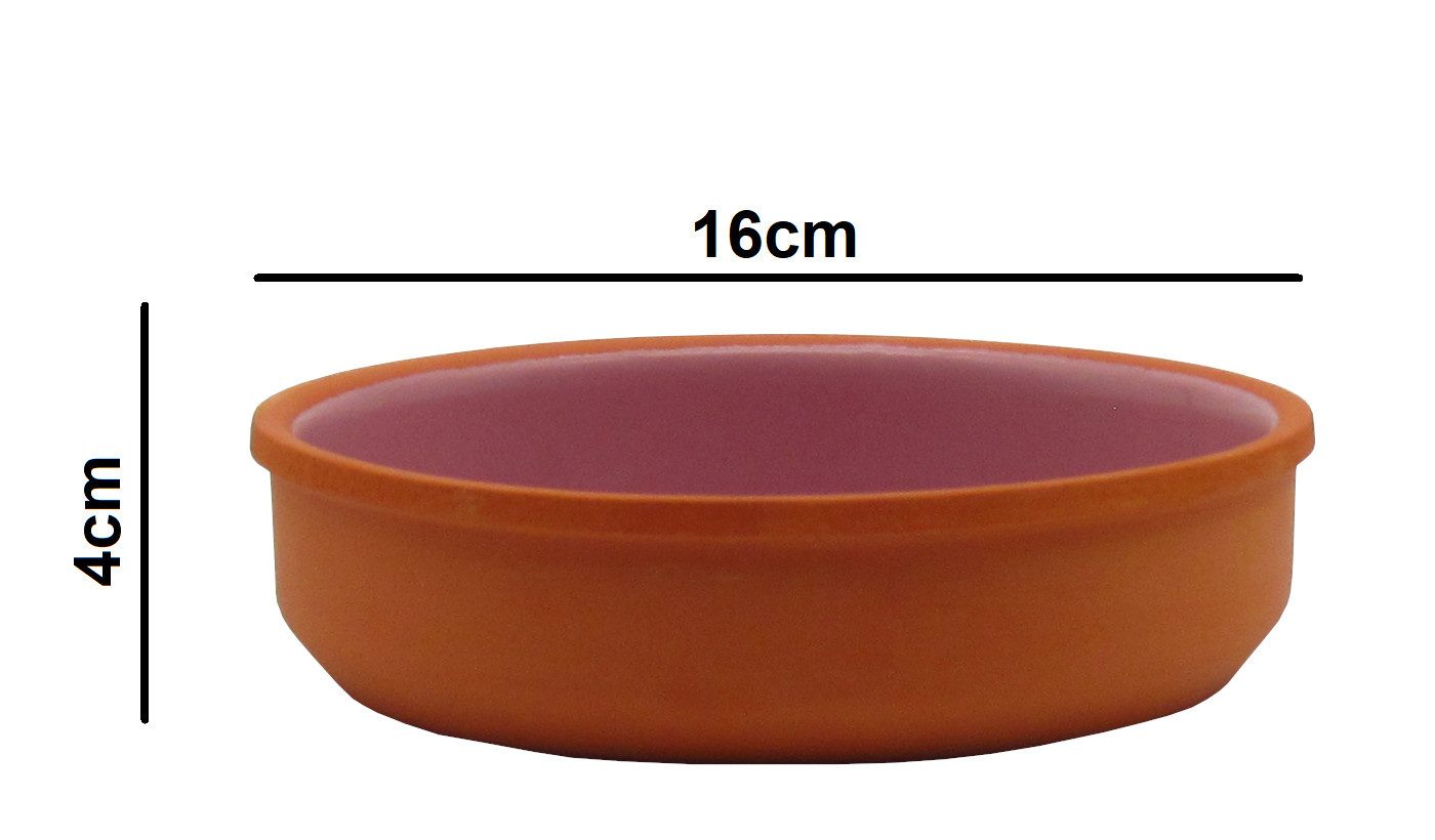 steinwohn Tapas-Schale Keramik Set Ø16 & Ø20 cm – 5 Farben, Mediterran, Spülmaschinengeeignet, Ofenfest, Mikrowellengeeignet