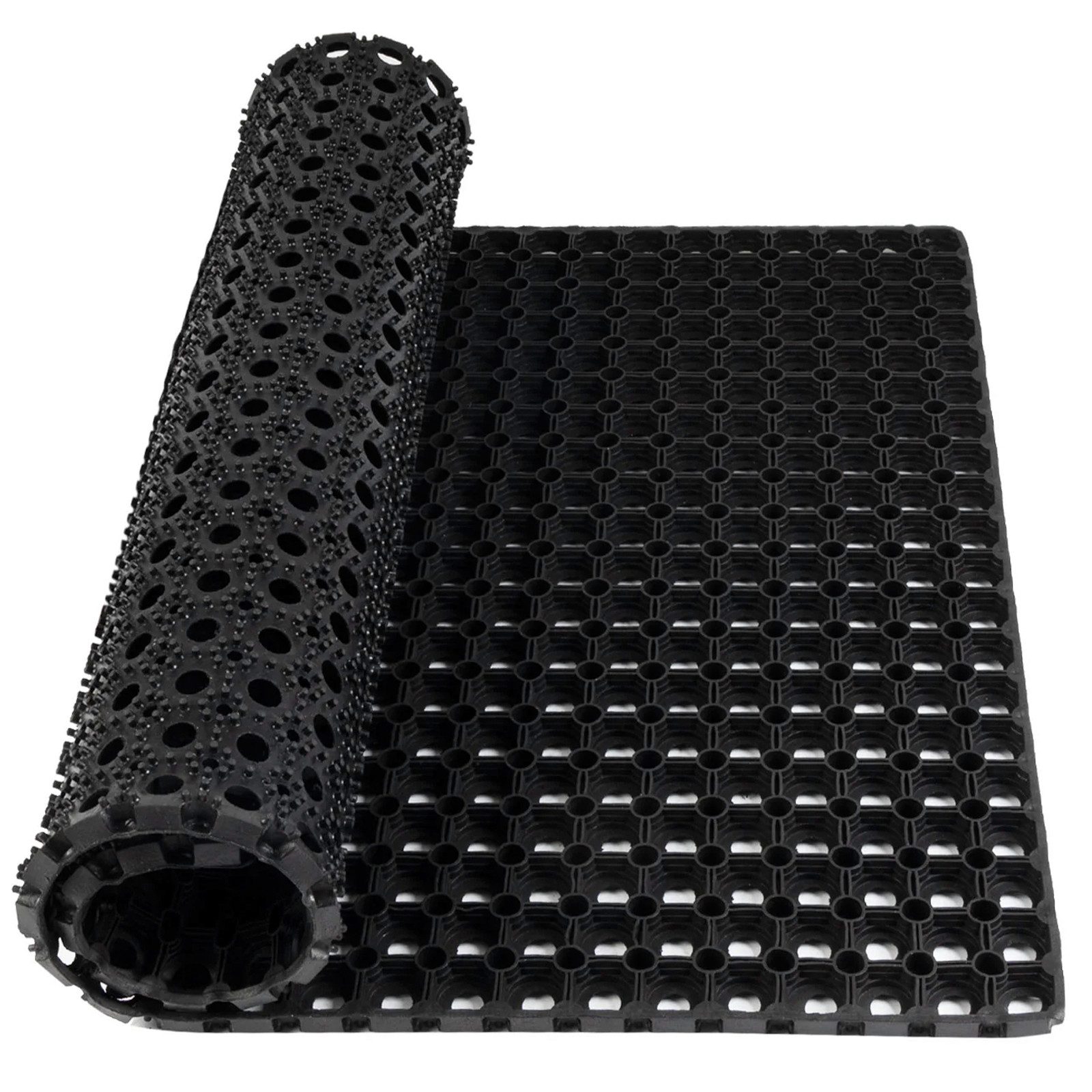 etm Fußmatte Ringgummimatte Octagon, Auf Maß, Gummimatte, Gummiboden, recht günstig online kaufen