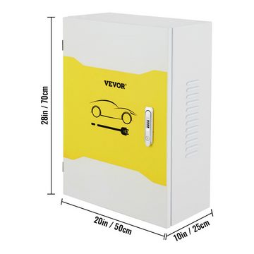 VEVOR VEVOR Tesla-Ladestationsbox, 70 x 50 x 25 cm, Outdoor-Kabelbox Batterie
