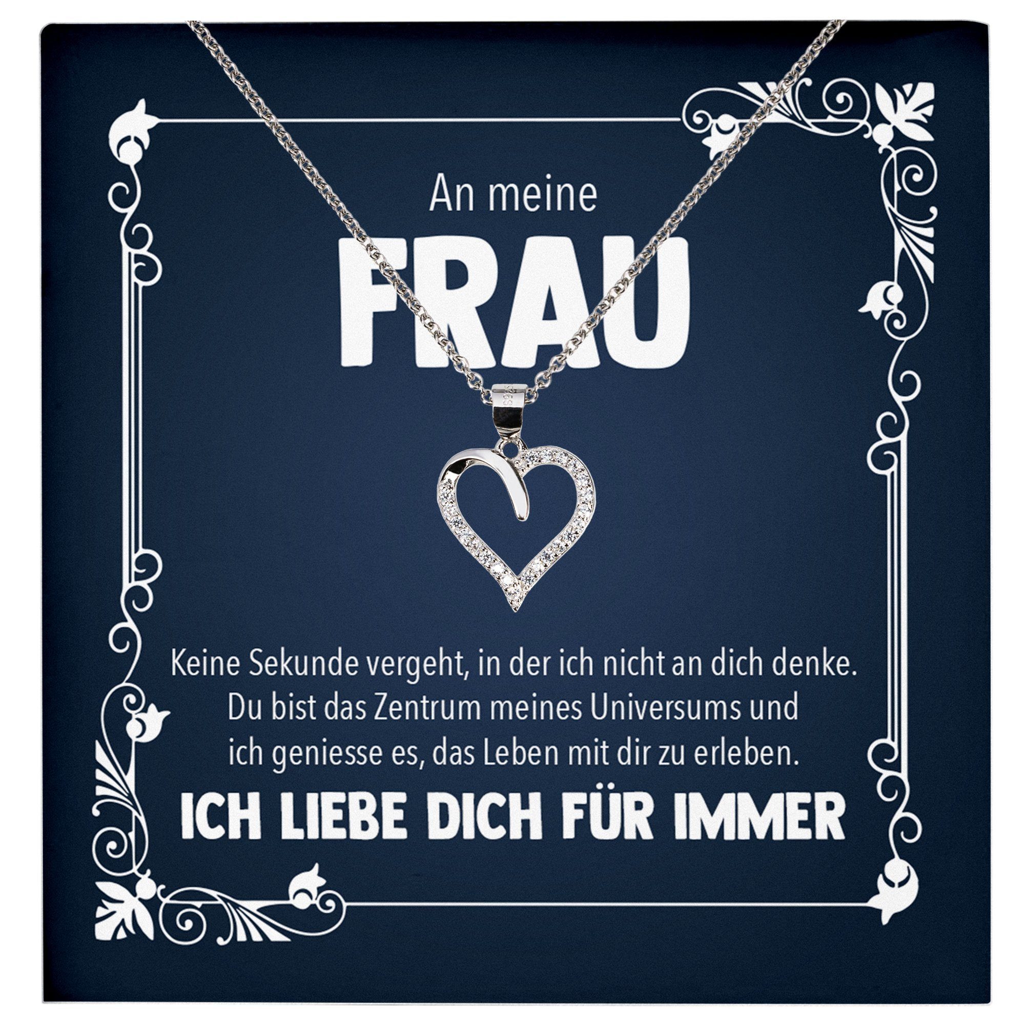 Schmuckset Ehefrau Geschenk Hochzeitstag Frauen Schmuck Valentinstag Halskette
