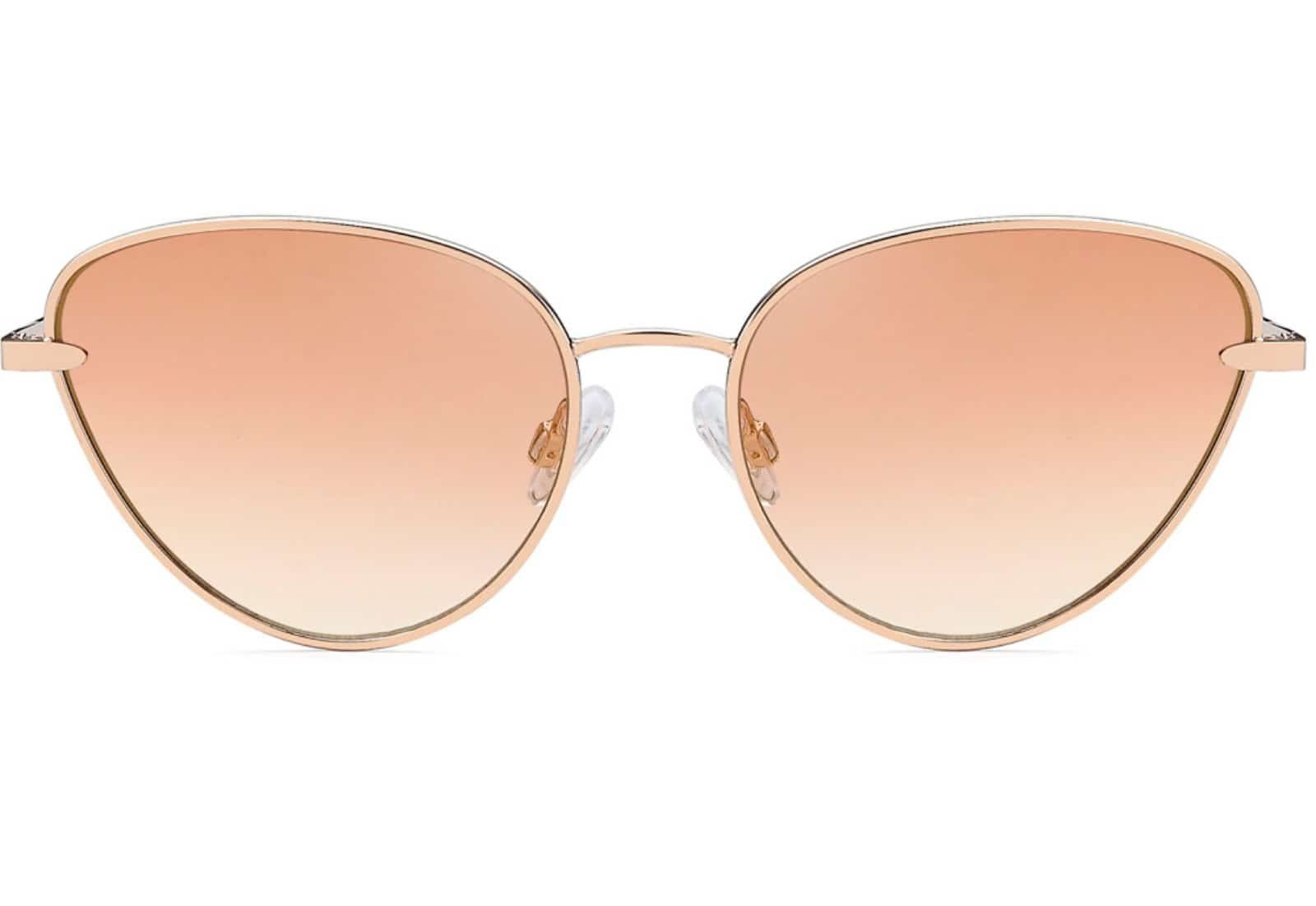 Eyewear gläser dunkle verspiegelt BEZLIT BEZLIT gelb-rosa (1-St) mit Retrosonnenbrille Eyewear