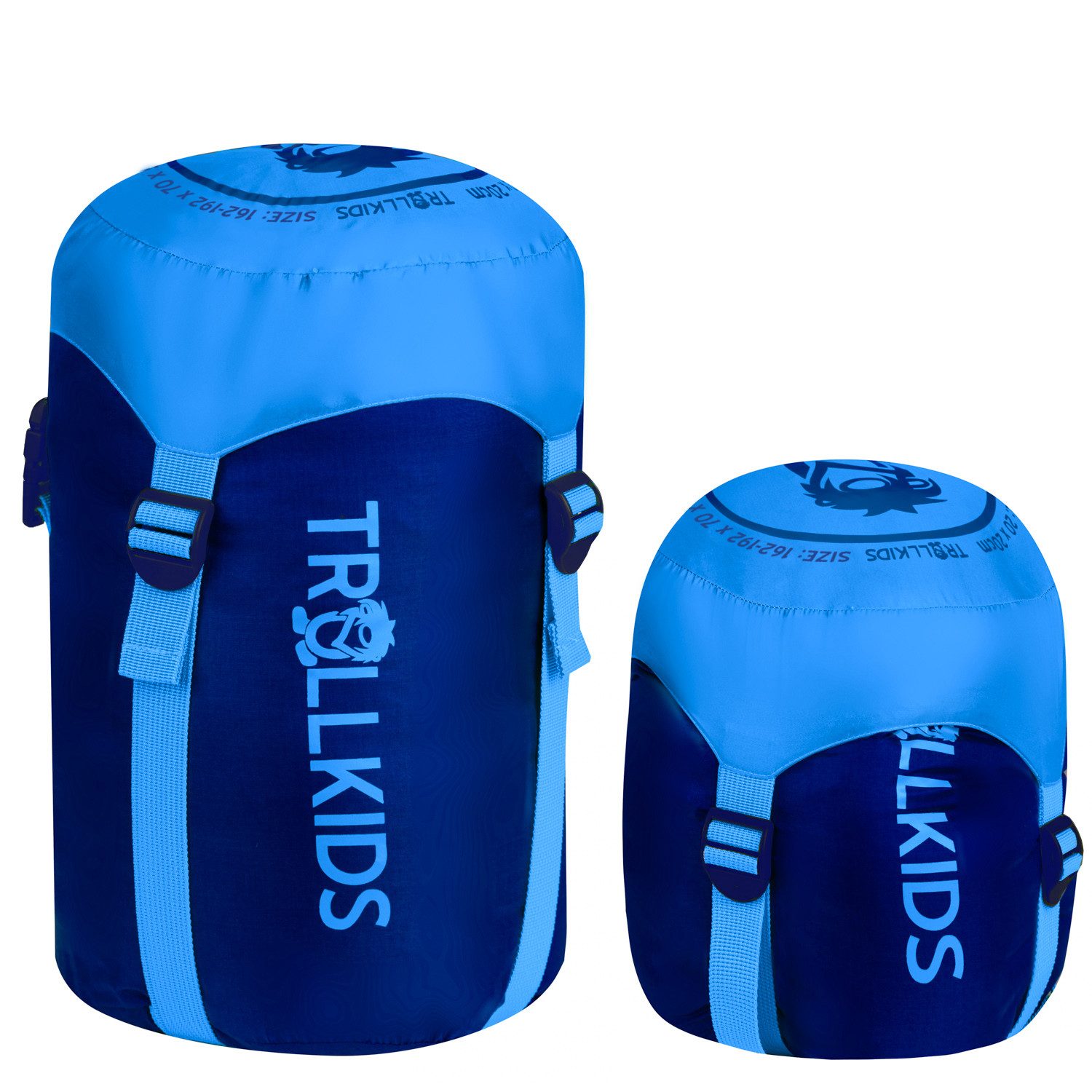 TROLLKIDS Schlafsack KIDS FJELL DREAMER, EXTENDABLE, Konturkapuze mit Kordel, für Körpergrößen von 130 bis 170 cm