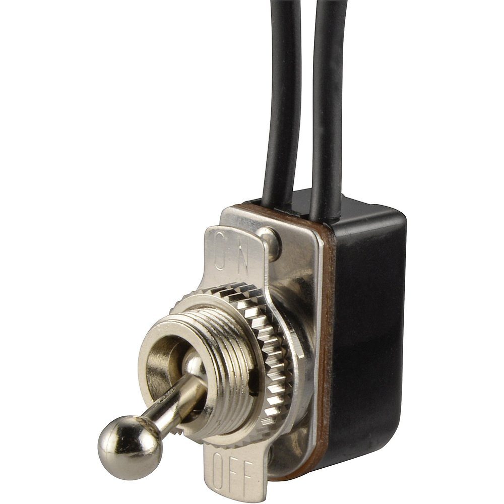 TRU COMPONENTS Schalter TRU COMPONENTS 1587680 TC-R13-36A1-11 Kippschalter 250 V/AC 3 A 1 x Au (TC-R13-36A1-11)