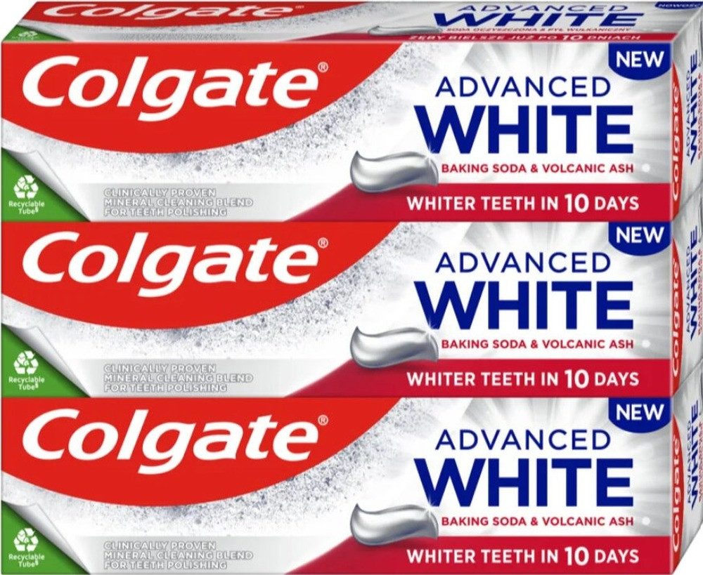 Colgate Zahnpasta Advanced White Trio Zahnpasta
