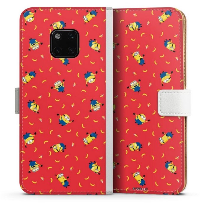 DeinDesign Handyhülle Minions Ich – Einfach unverbesserlich Banane Minion Pattern Red Huawei Mate 20 Pro Hülle Handy Flip Case Wallet Cover