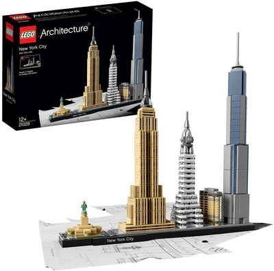 LEGO® Konstruktionsspielsteine »New York City (21028), LEGO® Architecture«, (598 St)
