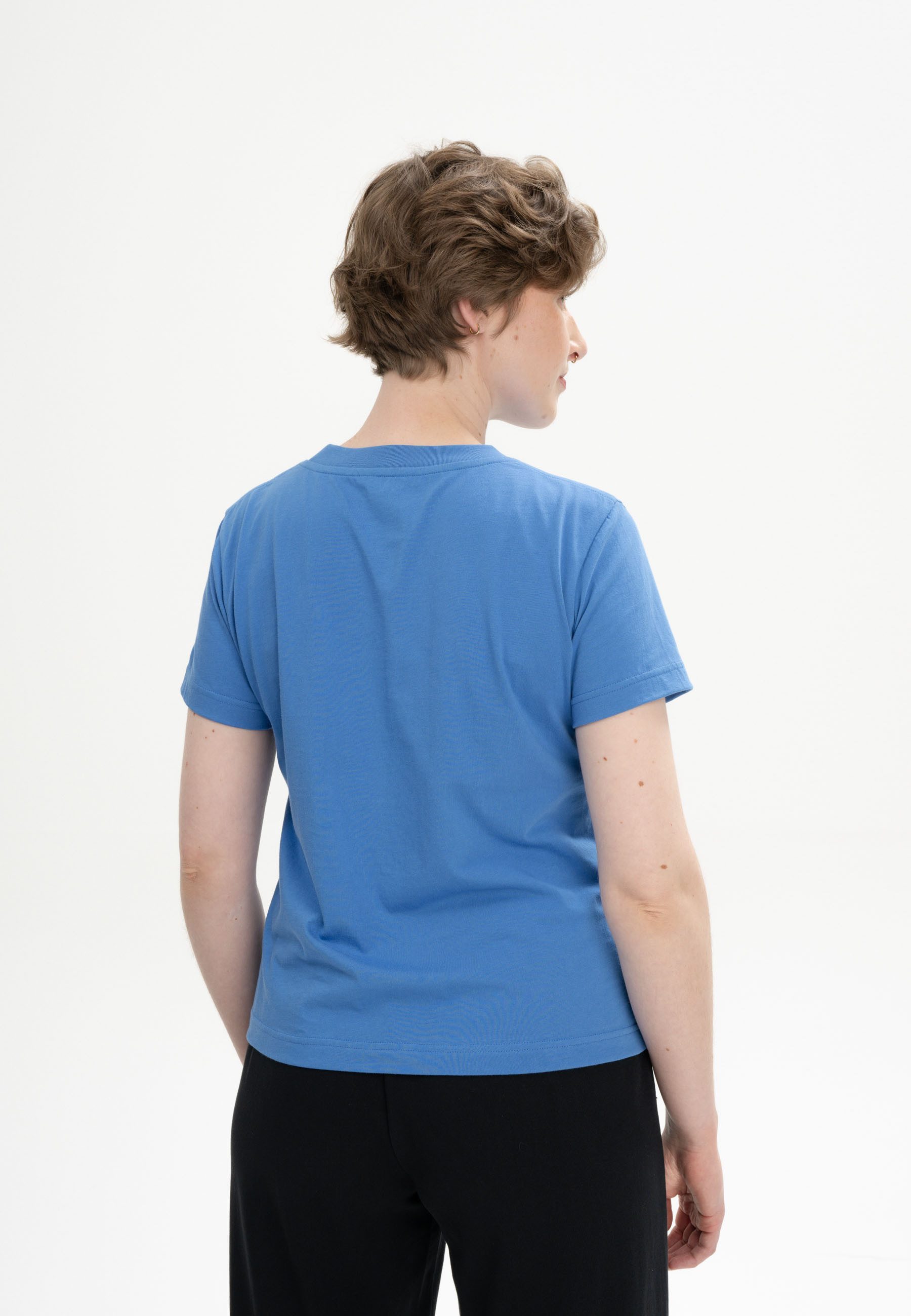 MELA Kurzarmshirt T-Shirt KHIRA Fein gerippter günstig online kaufen