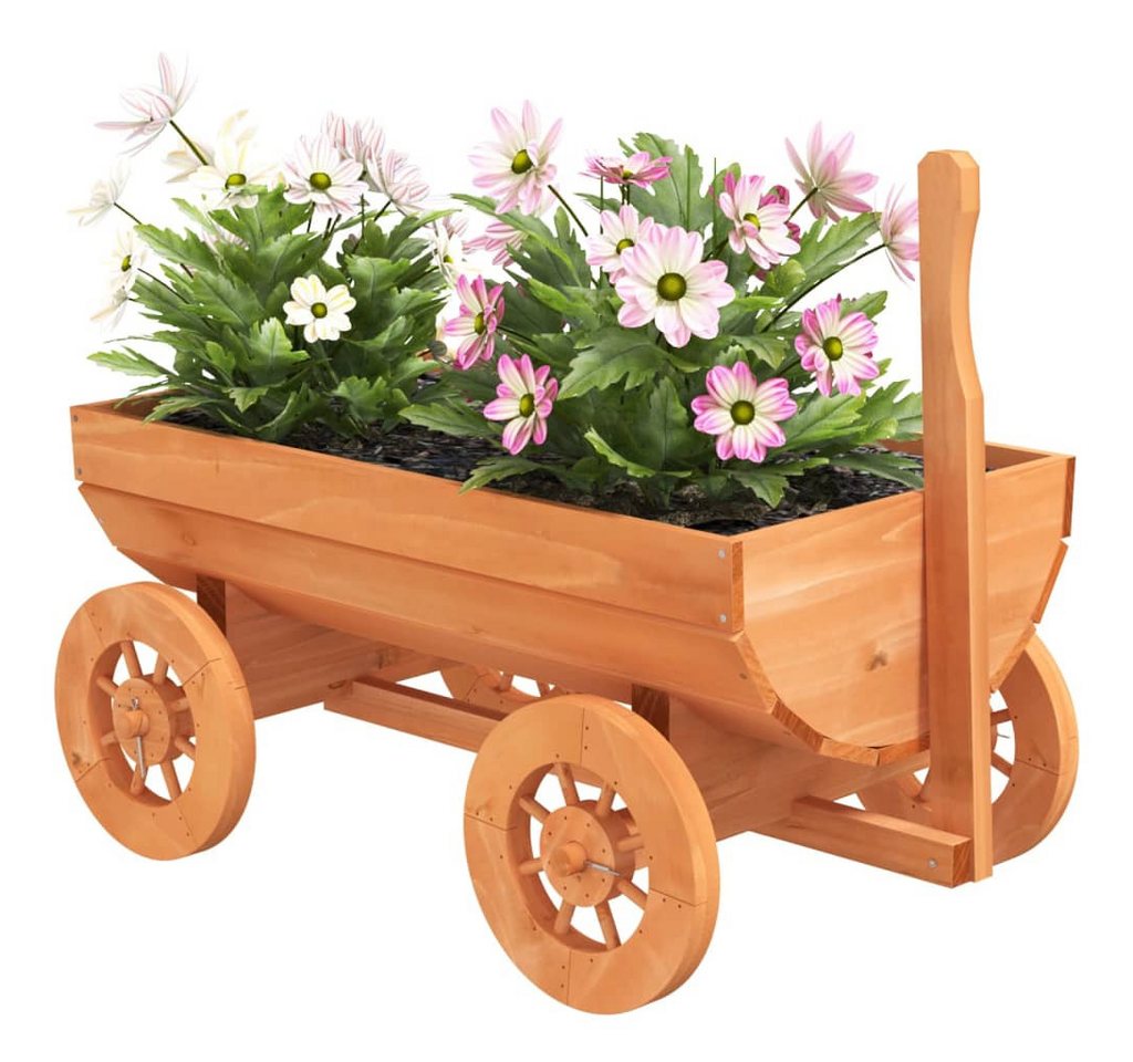 Thumbnail - vidaXL Schubkarre Deko-Wagen 70x43x54 cm Massivholz Tanne