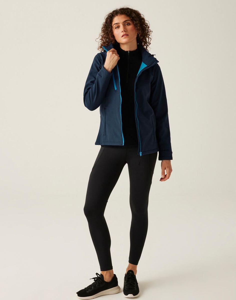 Regatta Professional Softshelljacke Womens Venturer 3-layer Printable Hooded Softshell Jacket