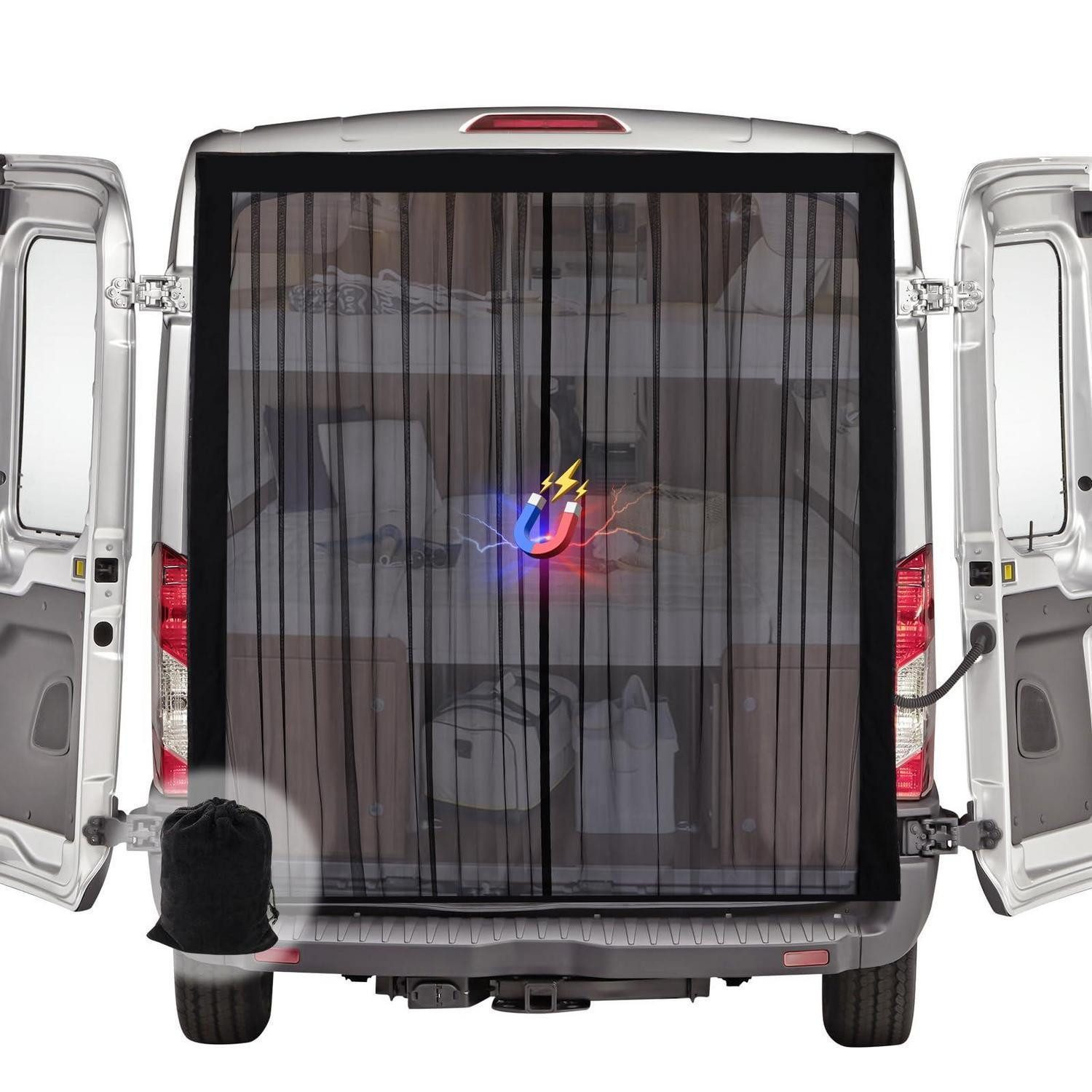 LuxusKollektion Insektenschutz-Tür Moskitonetz Van Fliegengitter Auto Magnetismus 155*150cm