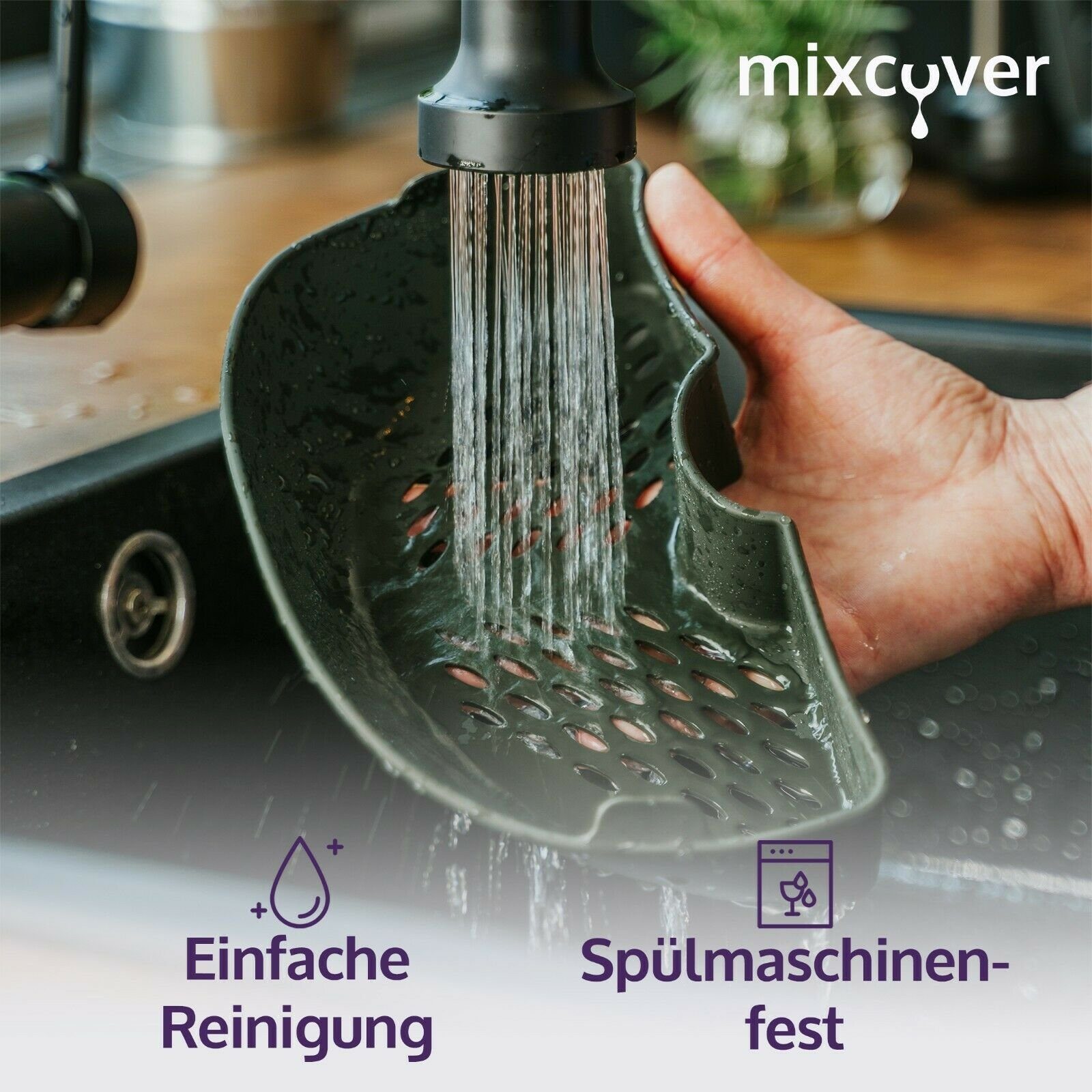 Dampfgarraum für (HALB) & mixcover Smart Mixcover Garraumteiler Cuisine Monsieur Connect Küchenmaschinen-Adapter