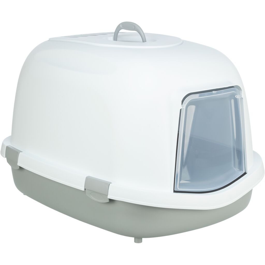 TRIXIE Katzentoilette Katzentoilette Primo XXL Top - grau/weiß - 56 × 47 × 71 cm