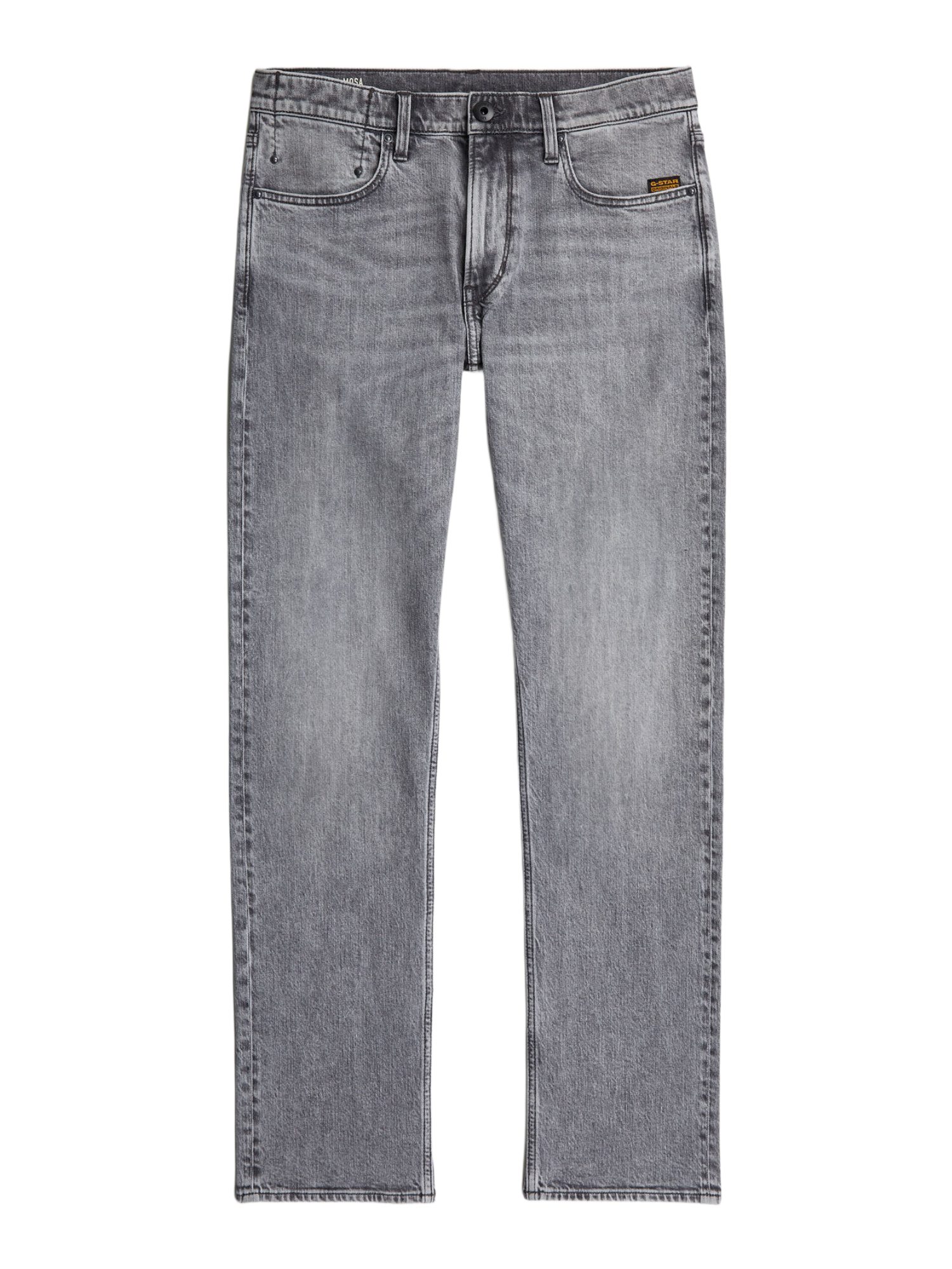 G-STAR 5-Pocket-Jeans grau,Basic,Baumwolle,Unifarben,Straight Leg,Mittel