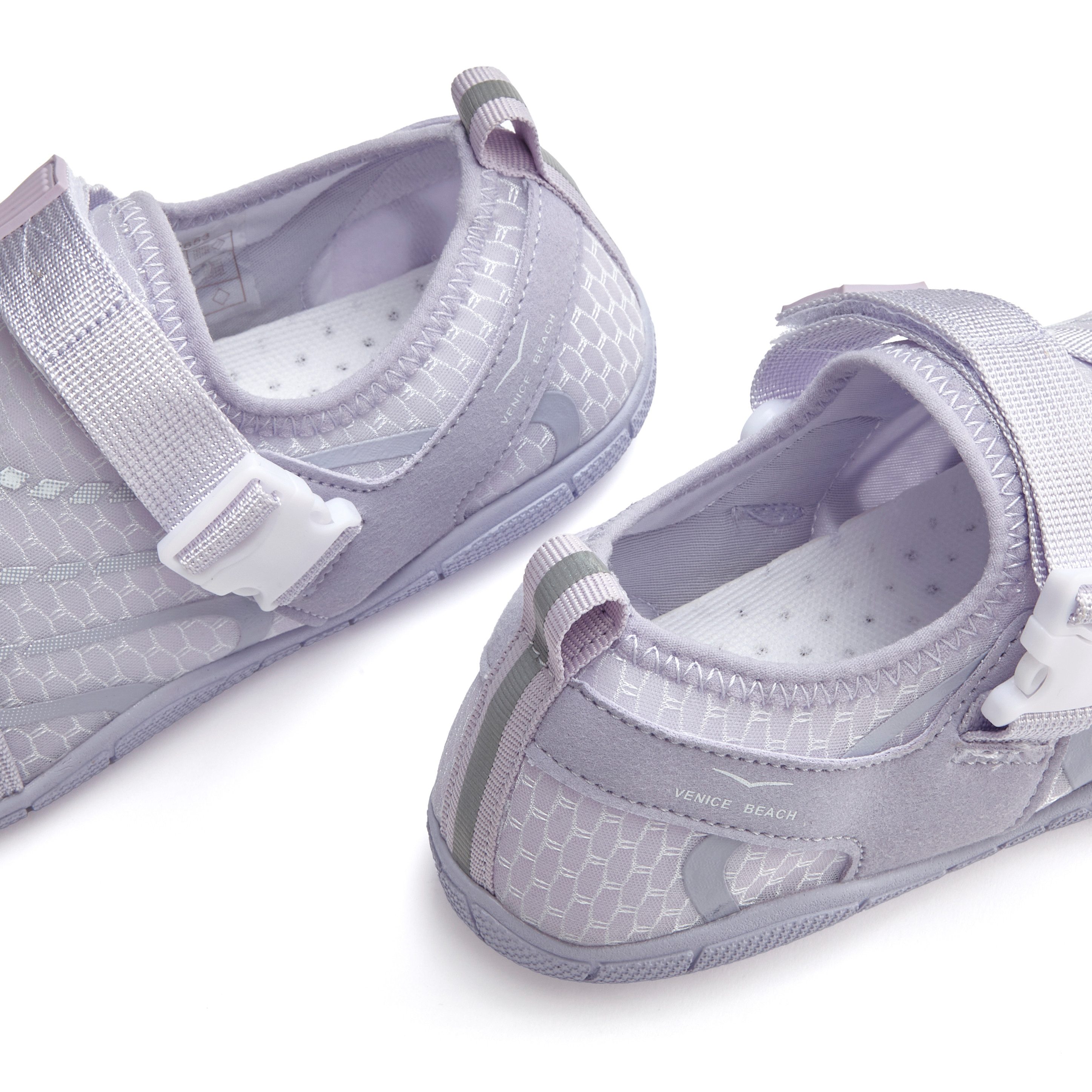 Venice Beach Badelatsche, Badeschuhe, Badeschlappe, Barfußschuh, leichter Slipper Aquaschuh Wasserschuh schnelltrocknend mit ultraleichter Sohle VEGAN