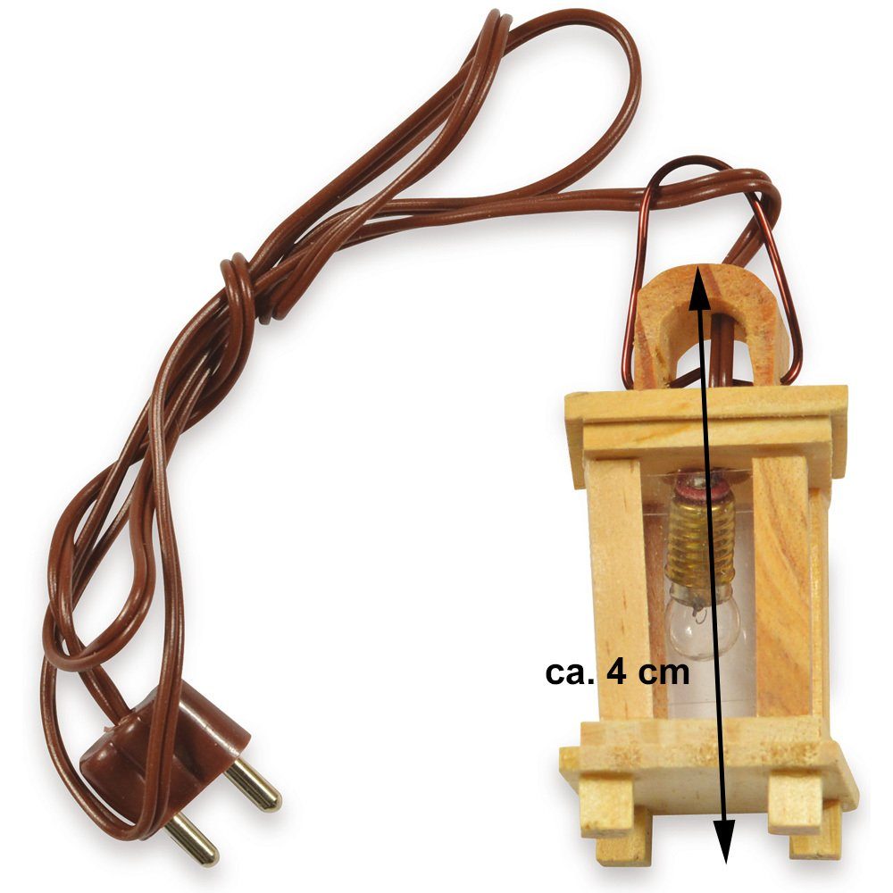 RIFFELMACHER & WEINBERGER Krippen-Zubehör Holz Laterne für Weihnachtskrippe günstig online kaufen
