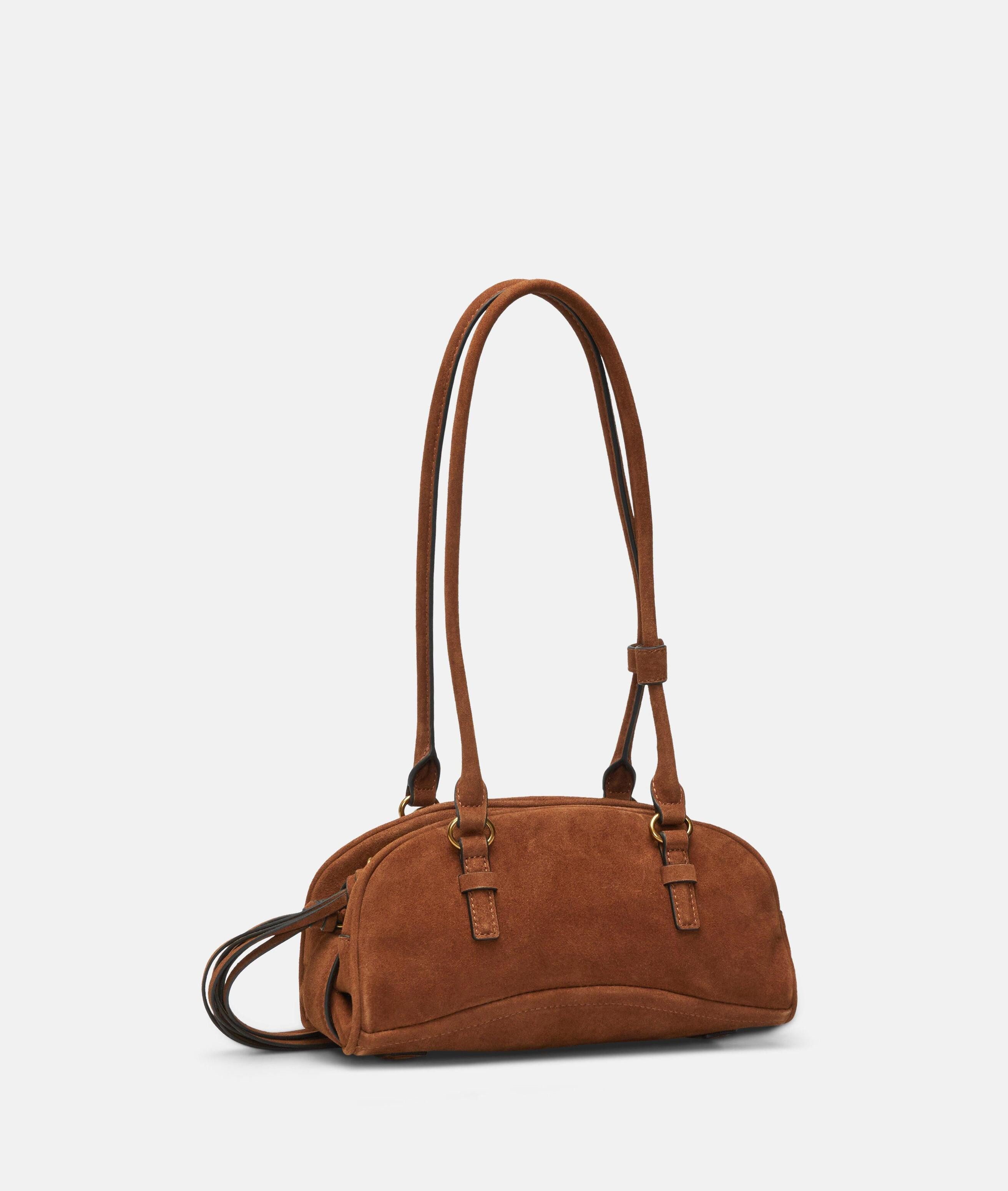 Liebeskind Berlin Schultertasche Frieda Satchel S mit Charm, Schultertasche mit Limited Edition Charm