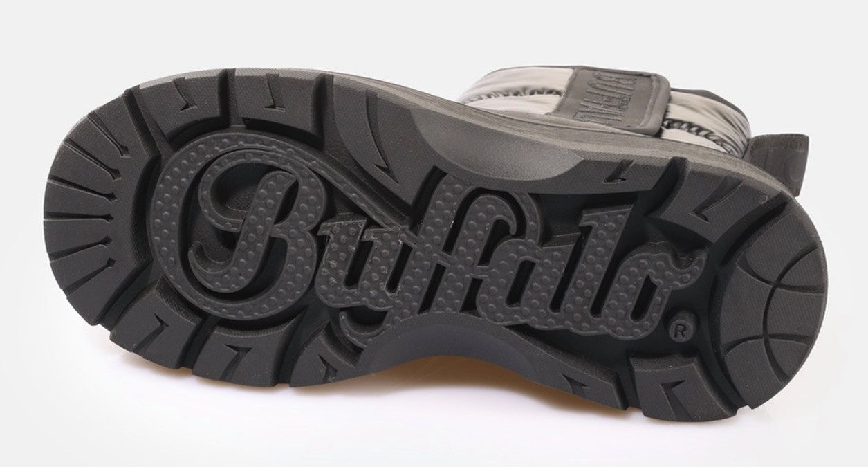 Buffalo OLYMPIA VELBOOT QUILT VEGAN Winterboots Snowboots, Schneestiefelette, Plateauboots mit Logoschriftzug