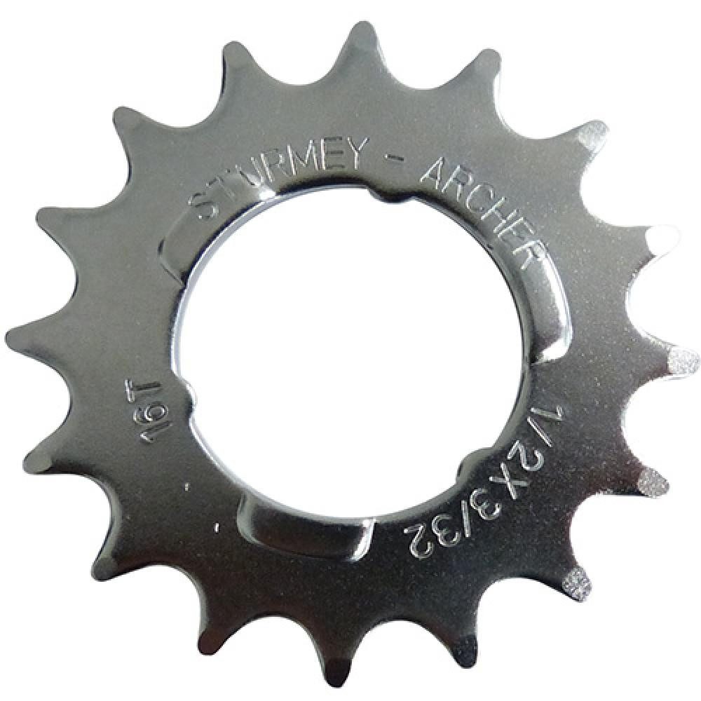 Zahnkranz SunRace Steckkranz 16 Zähne 1/2" x 3/32" flach HSL864