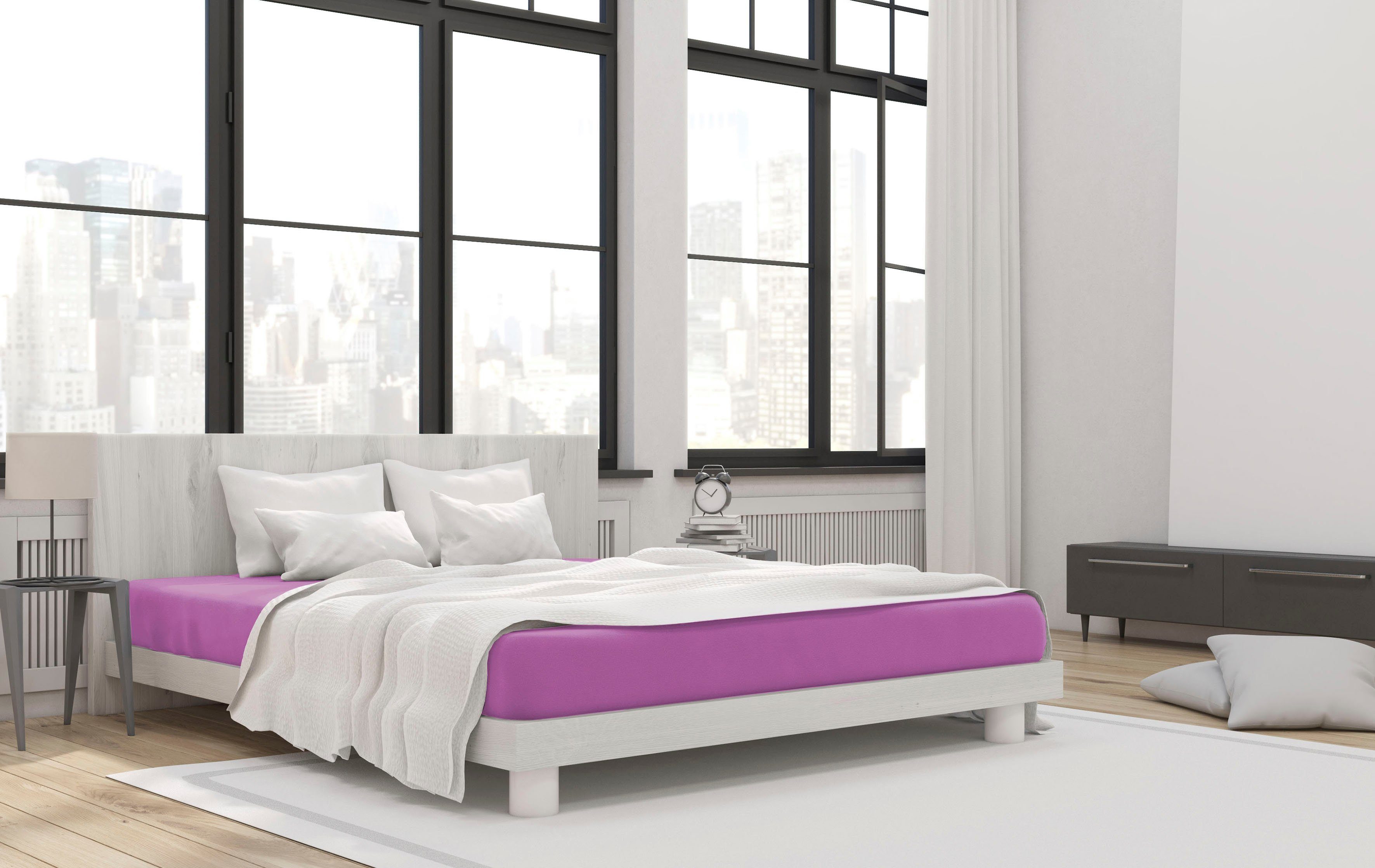 Primera Spannbettlaken "Mako-Feinjersey Spannbetttuch" Geeignet für Standar günstig online kaufen