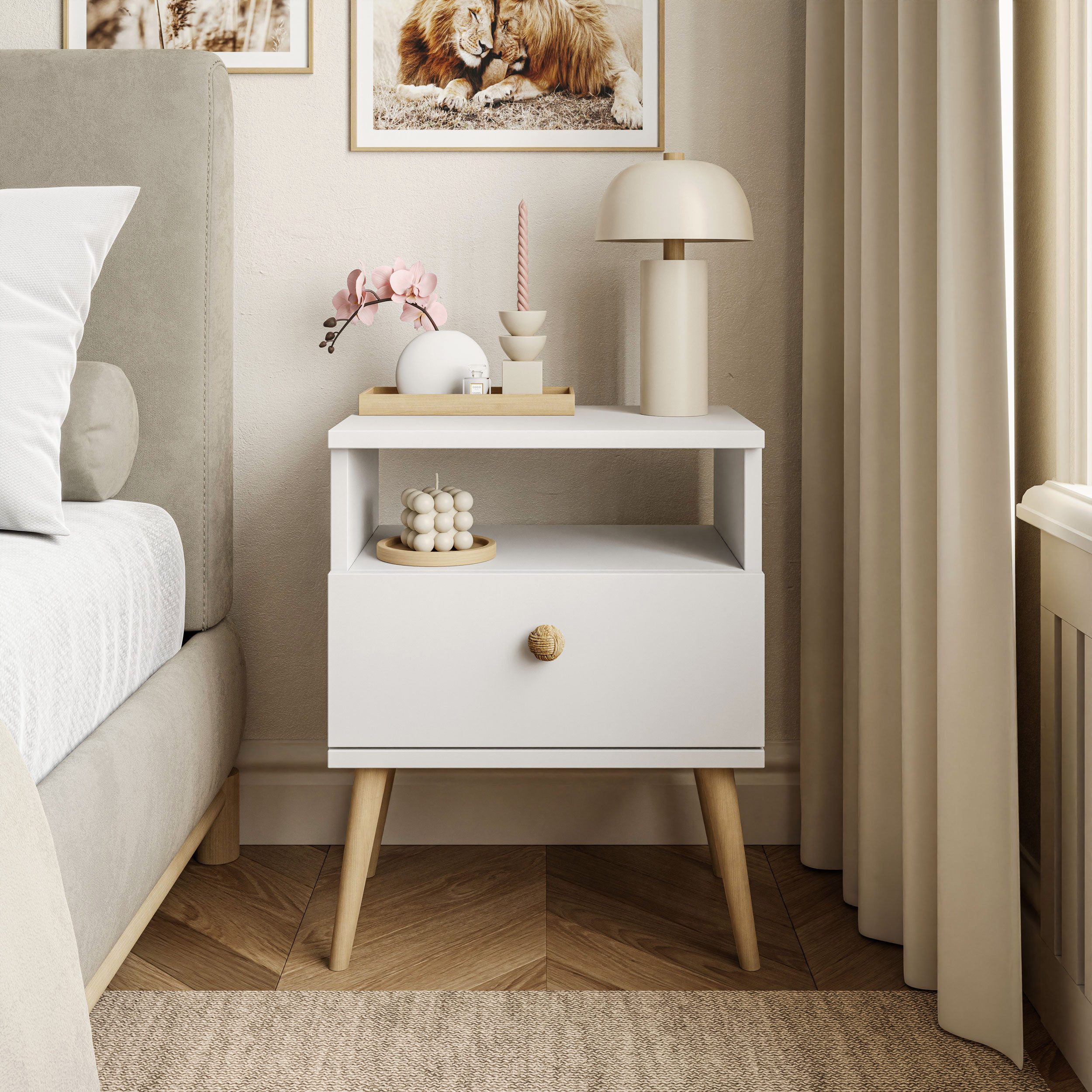 Lookway Nachttisch Harmony mit Schublade 44x56x31 günstig online kaufen