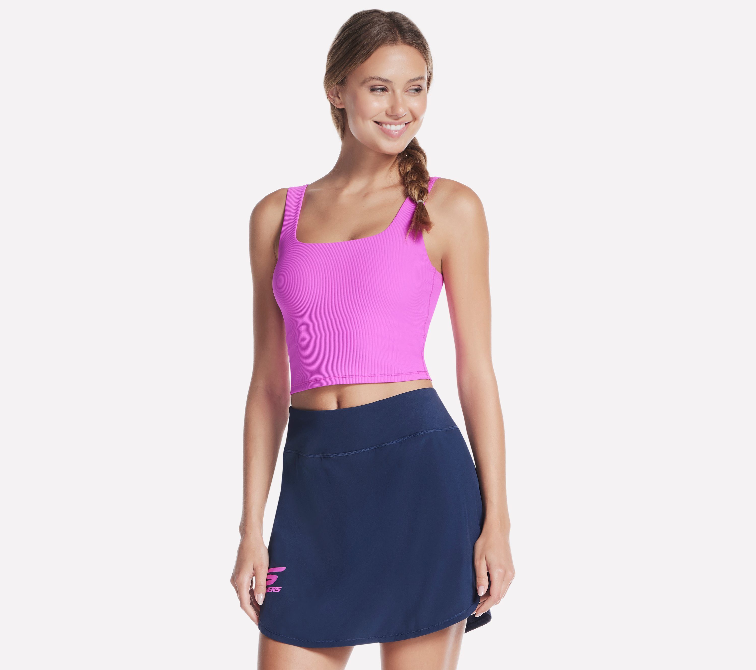 Skechers Sport-BH mit stützendem Longline-Schnitt, feuchtigkeitsableitend