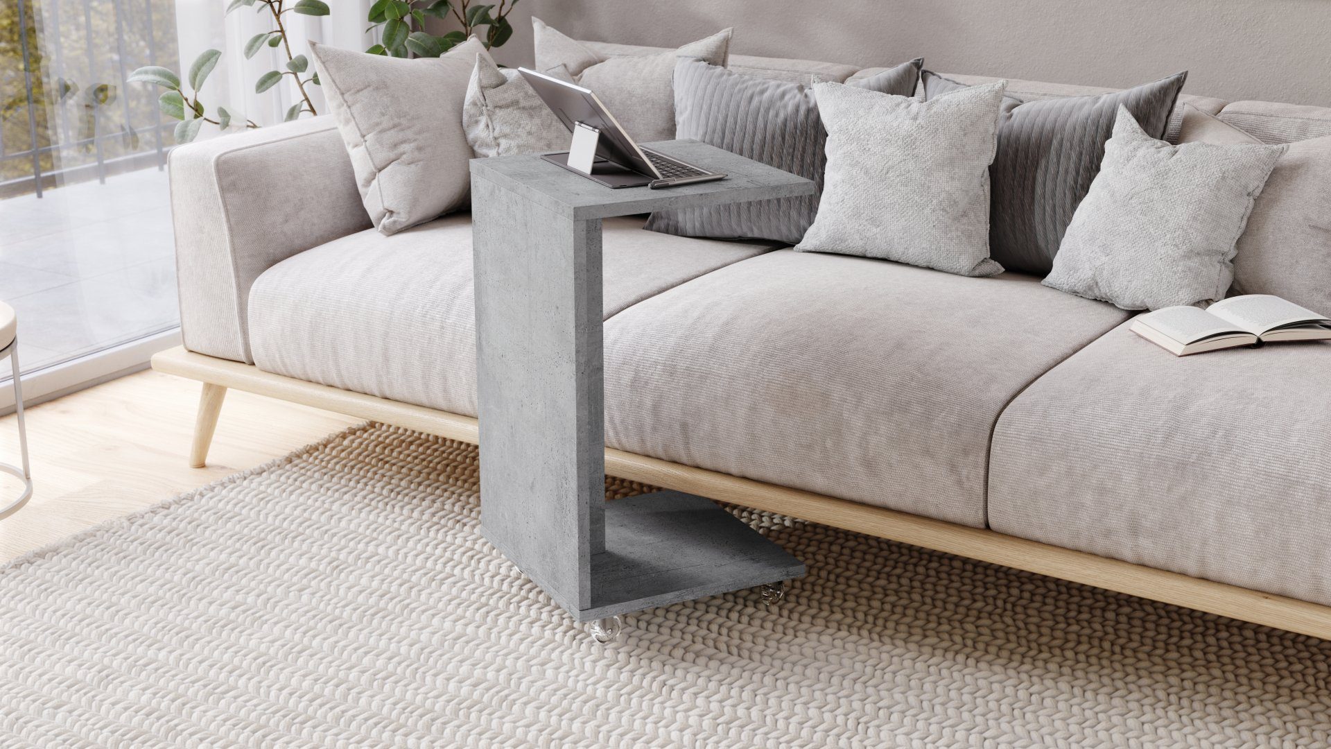 designimpex Beistelltisch Design Hugo Ecktisch Tisch günstig online kaufen