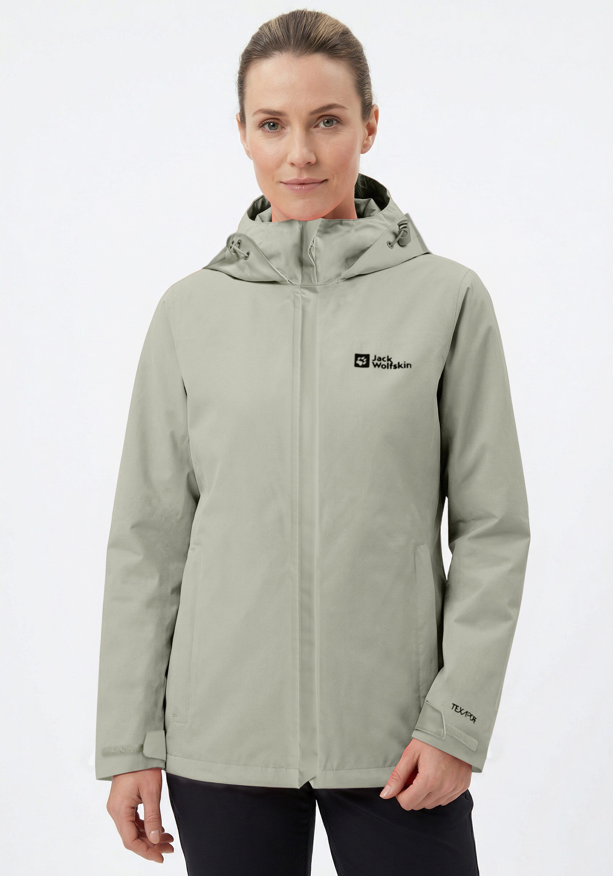 Jack Wolfskin Outdoorjacke TRAILTIME 2L JKT W wasserdicht, winddicht, atmungsaktiv