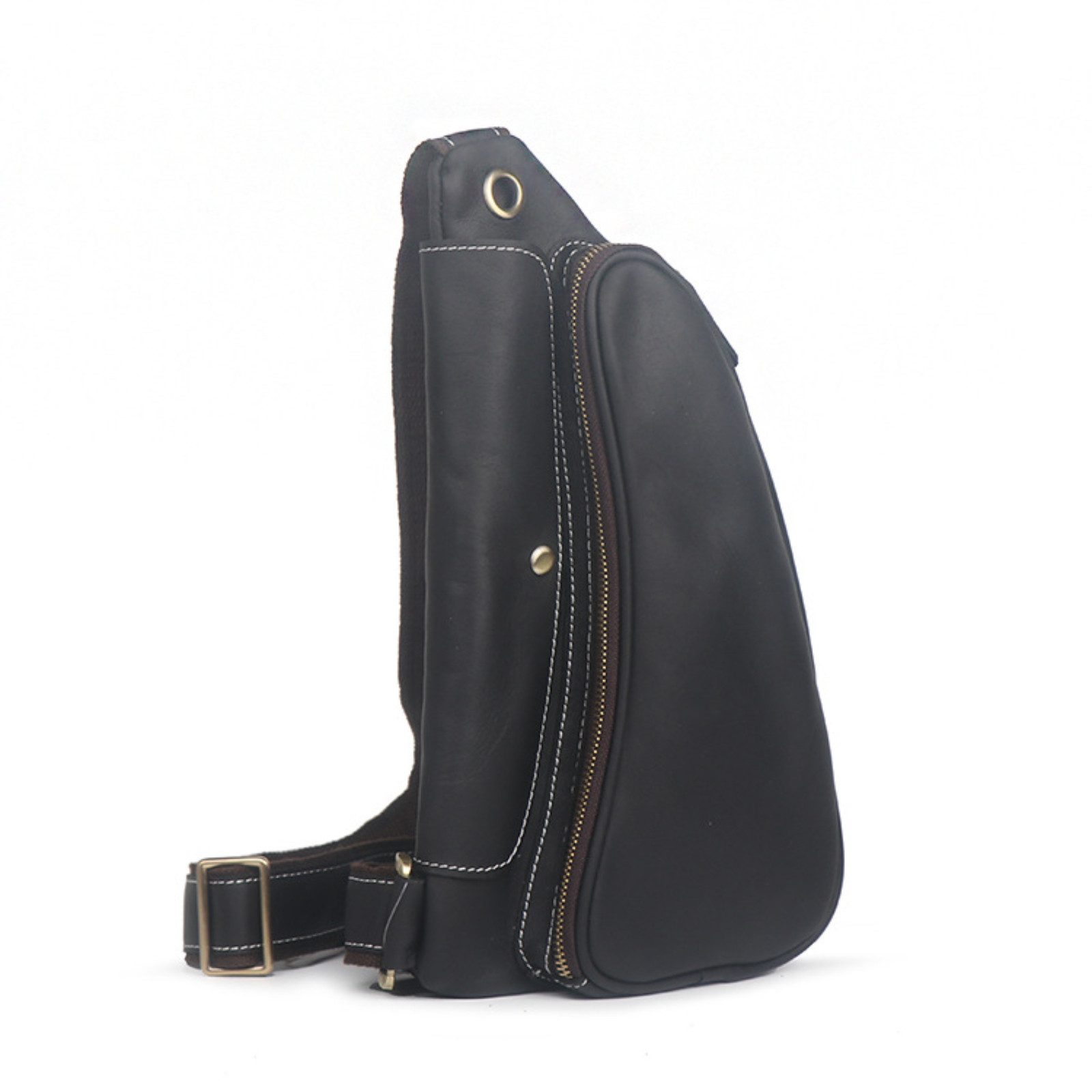 YUBRO-STUDIO Schultertasche Herren Leder Schultertasche Vintage günstig online kaufen