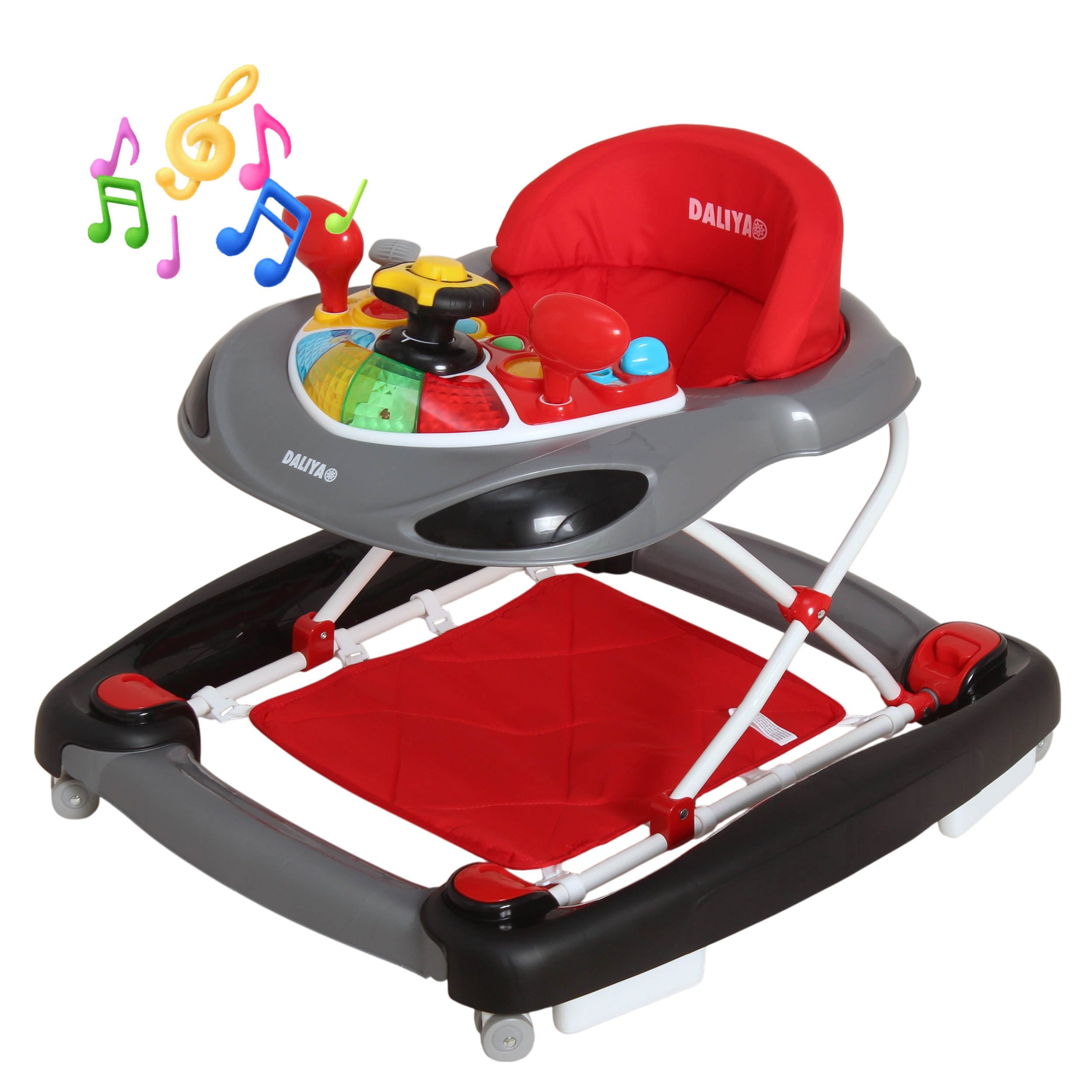 Lauflernwagen BELLINO Lauflernhilfe mit Musik, Licht & Schaukelfunktion