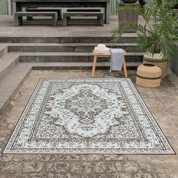 Teppich Oriental Outdoor, Home affaire, rechteckig, Höhe: 5 mm, Outdoor geeignet, Sisal-Optik, Wendeteppich, Orient-Design