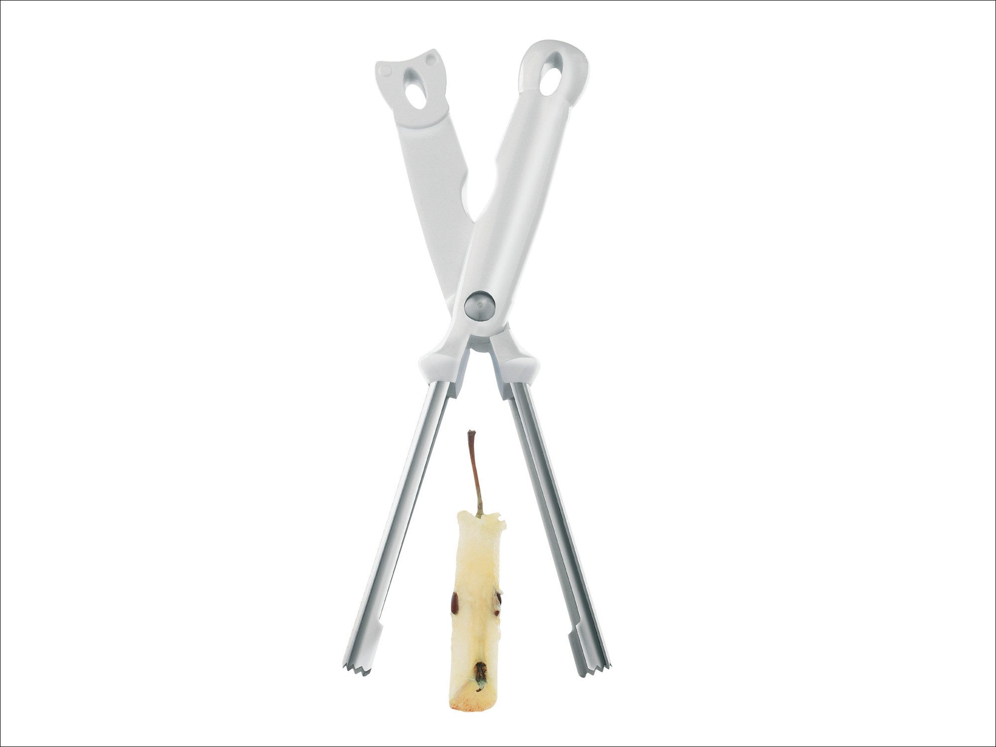 Leifheit Entkerner Apfelentkerner, Kunststoff,Metall, (1-tlg), Aufklappbar, ergonomischer Griff, scharf gezackter Rand