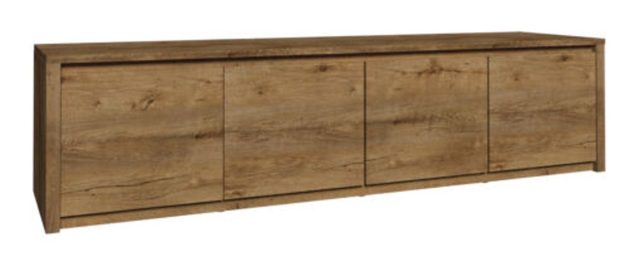 JVmoebel TV-Schrank Sideboard Low Holz Kommoden Regal Schrank Wohnzimmer Rtv Board rtv