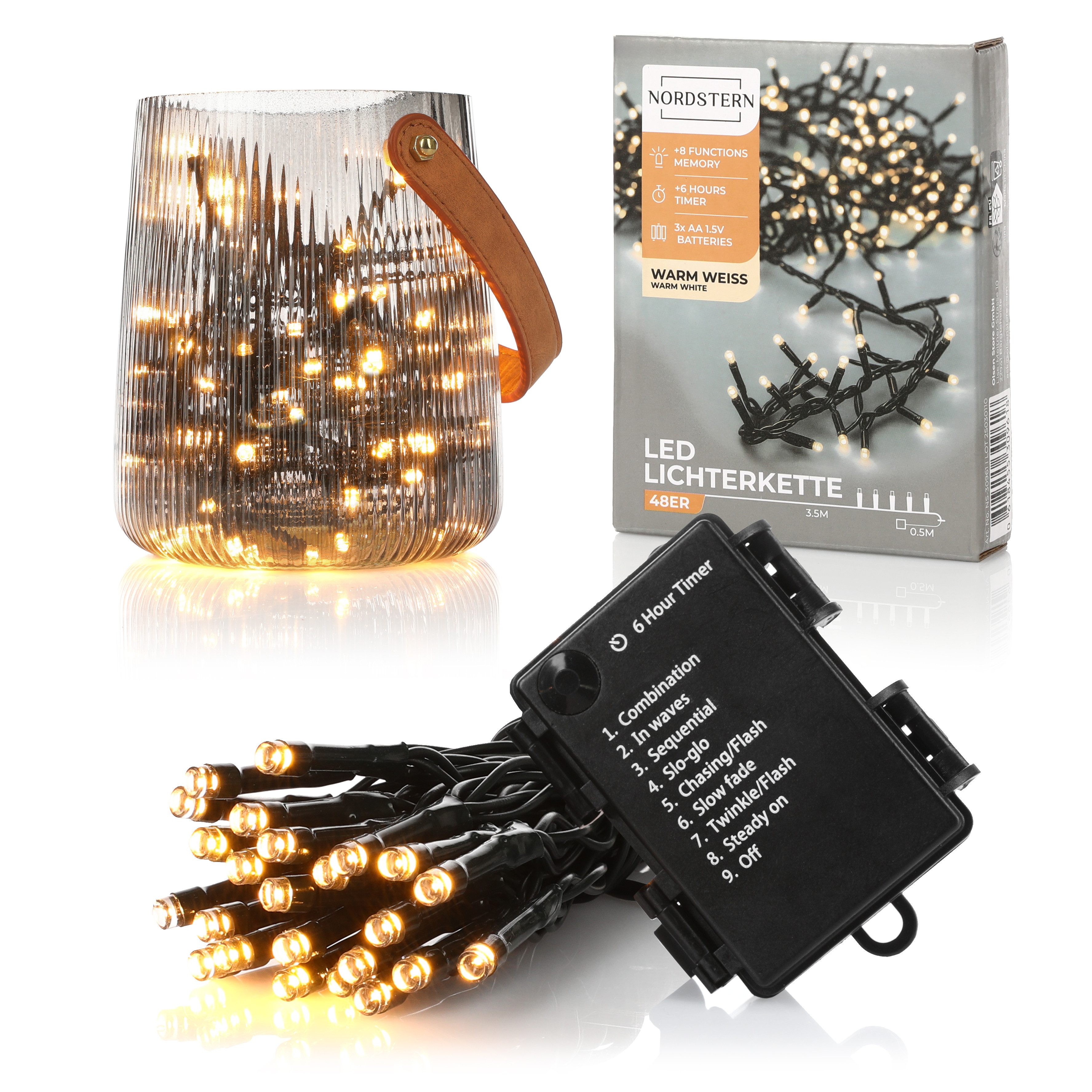 Nordstern LED-Lichterkette WarmWeiß von 24 bis 1.200 LED Weihnachtsdeko für günstig online kaufen